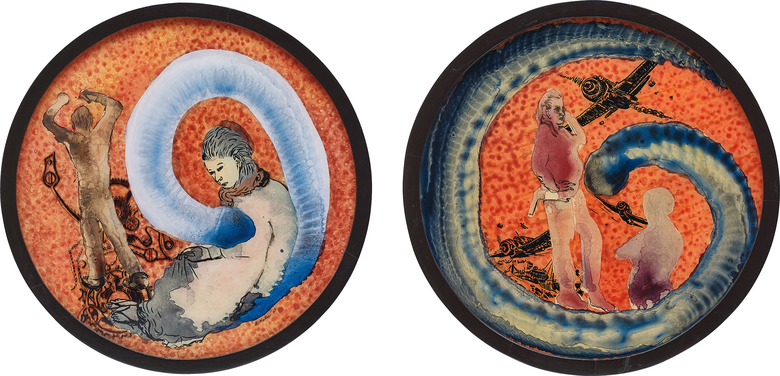 Nalini Malani — Two works: (i)