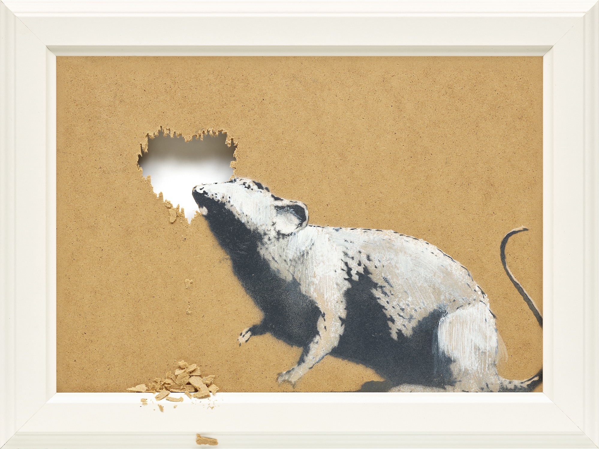 Banksy — Rat and Heart