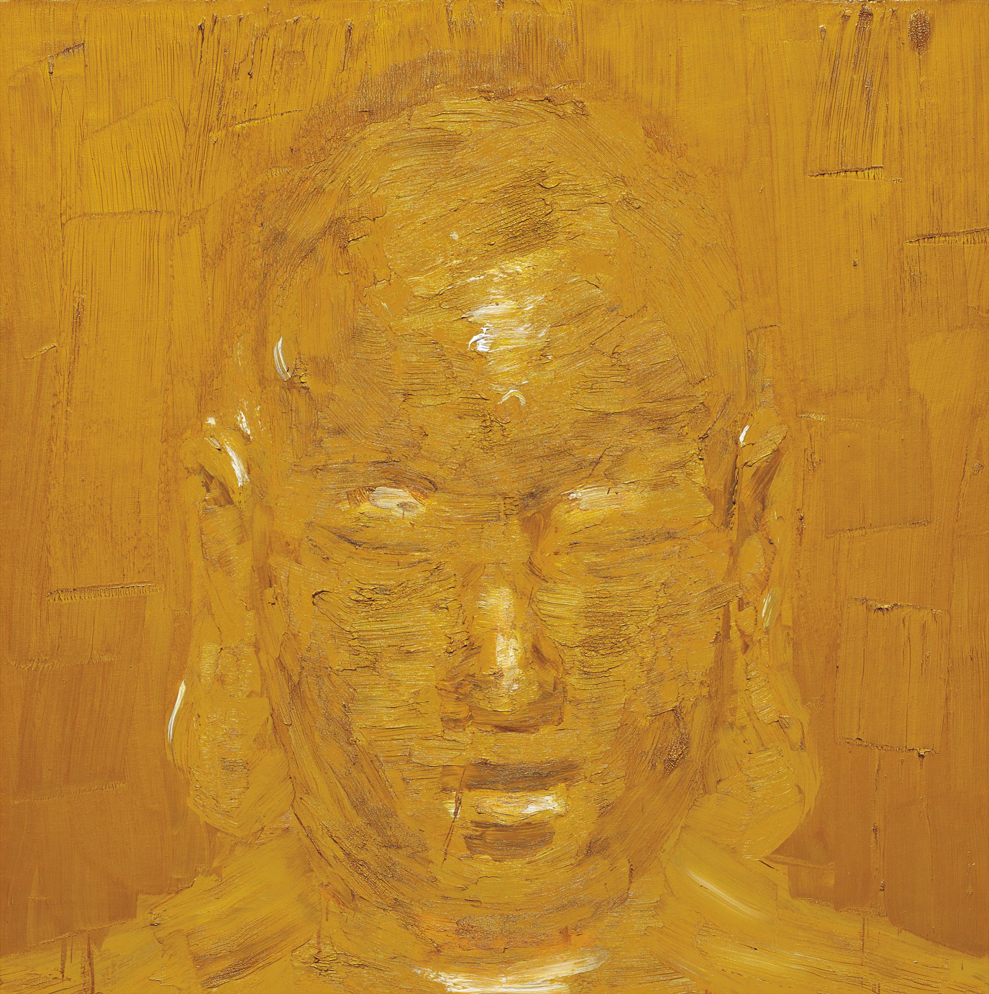 Yan Pei-Ming — Golden Buddha