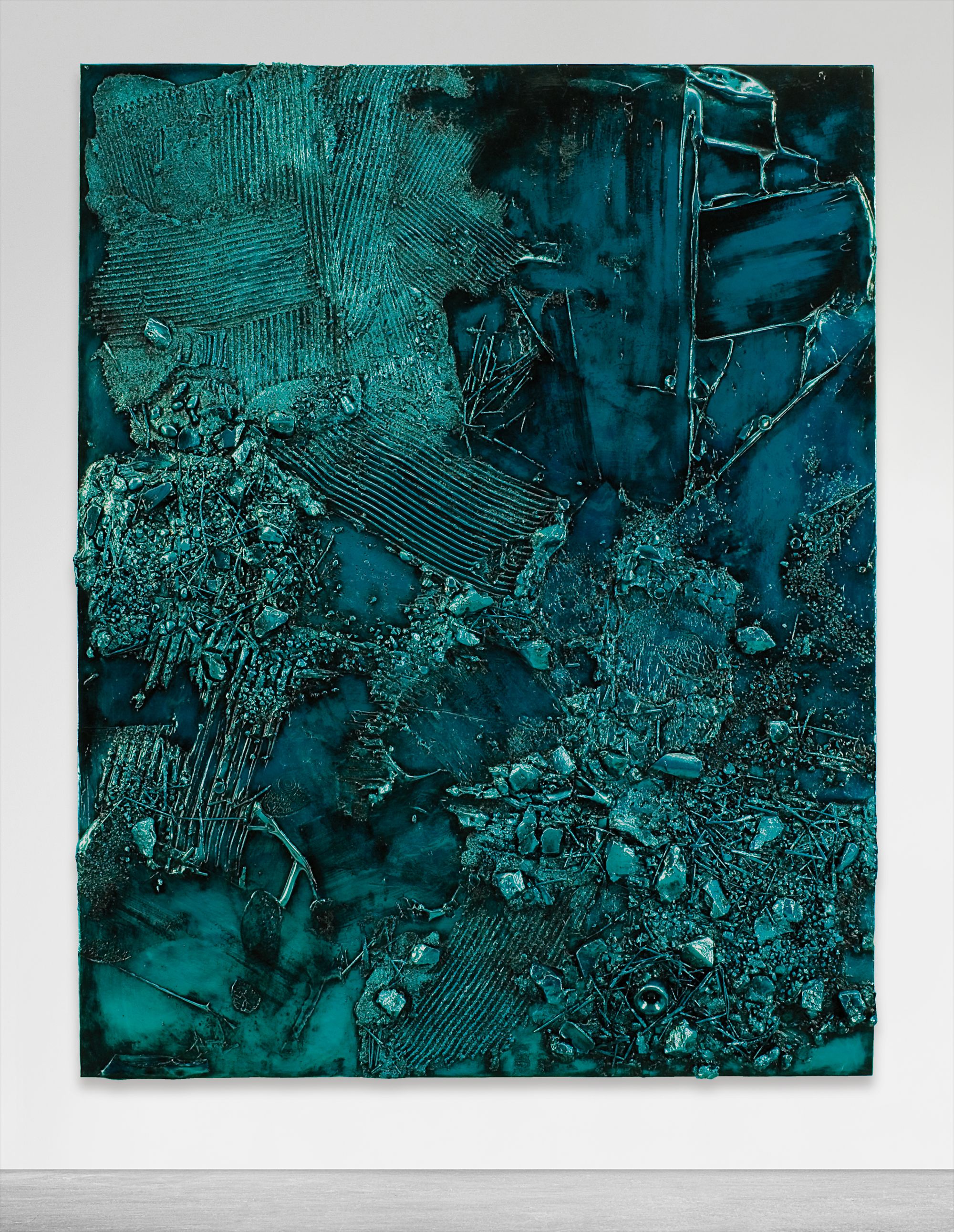 Anselm Reyle — “ I like the idea that kids as well as people who have nothing to do with art can also find their own access to my work. It’s as simple as standing and waiting to cross the road, when a truck drives by and you’re fascinated by the appearance of the hood. It is easy.” ANSELM REYLE