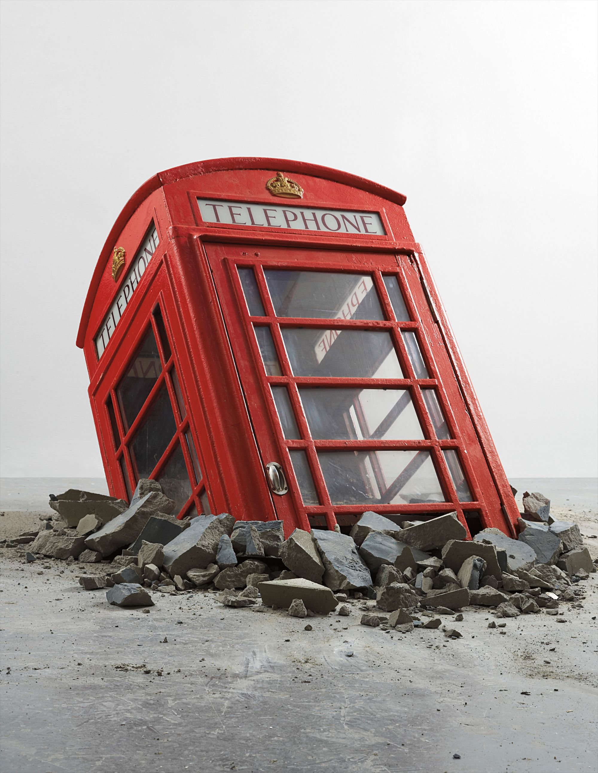 Banksy — Submerged Phone Booth
