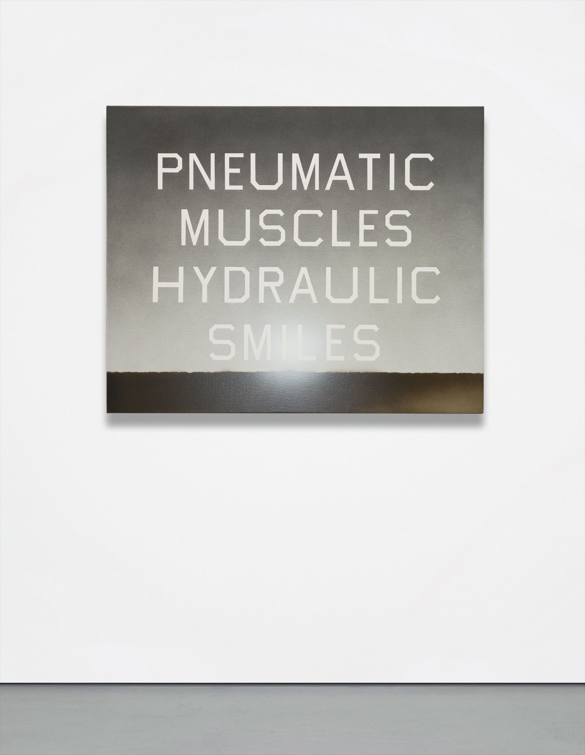 Ed Ruscha — Pneumatic Muscles Hydraulic Smiles