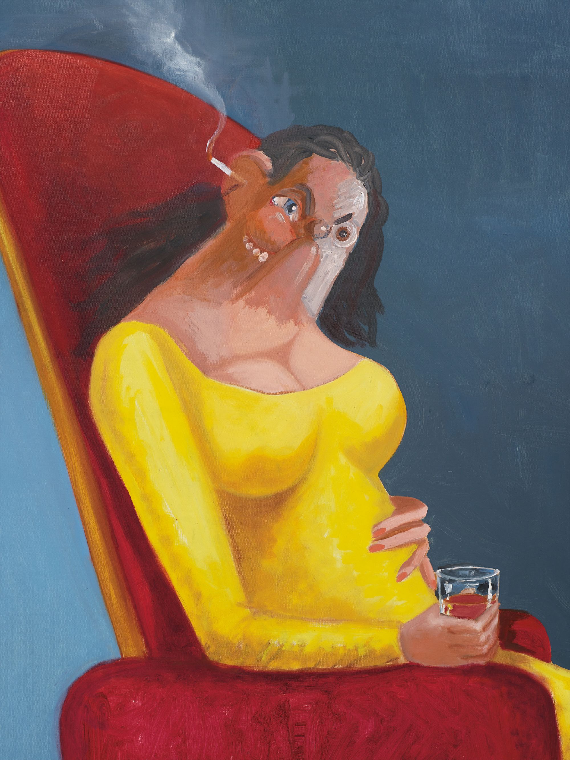 George Condo — Stranger on a Plane