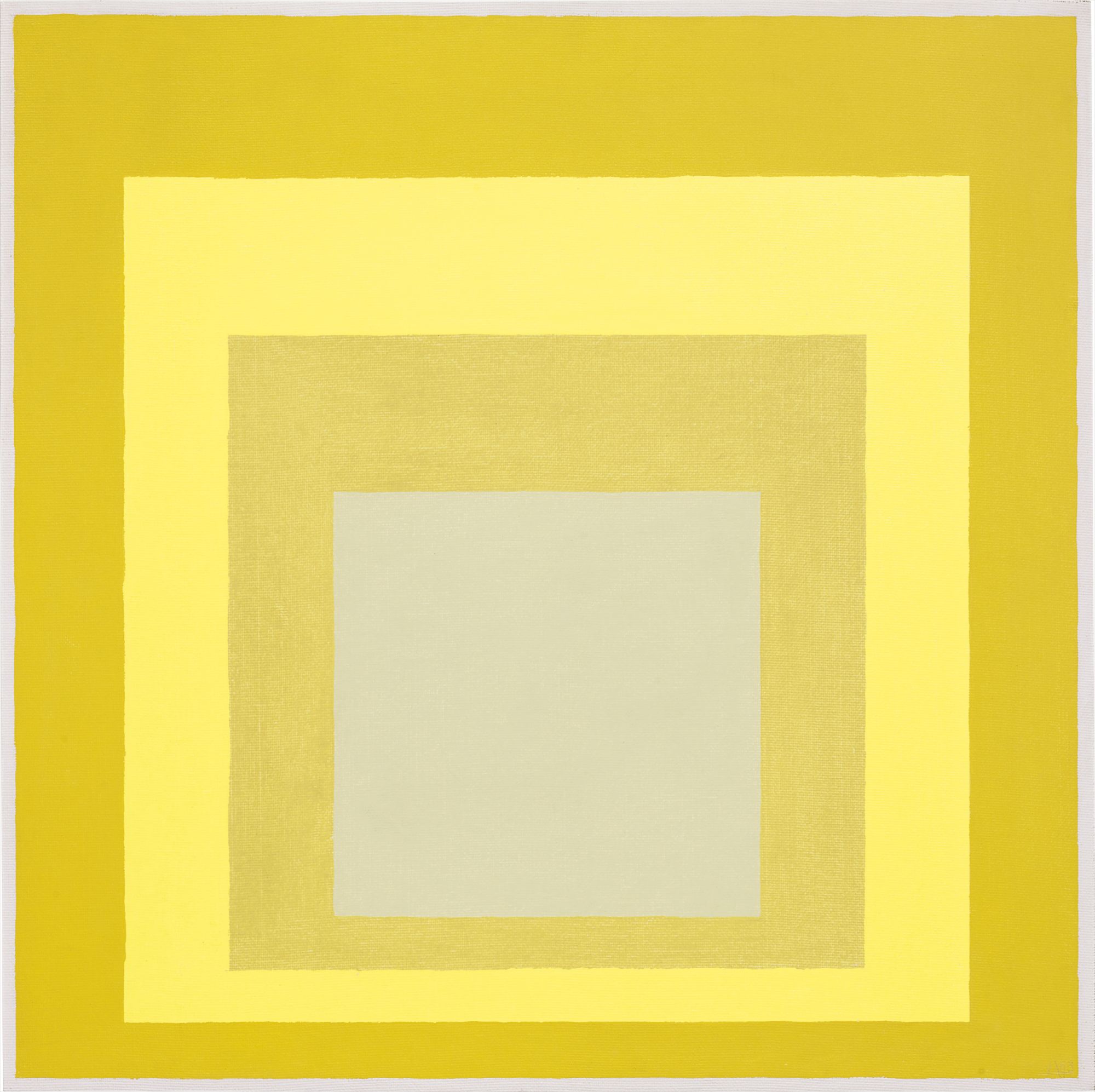 Josef Albers — Homage to the Square: Wide Sight (study)