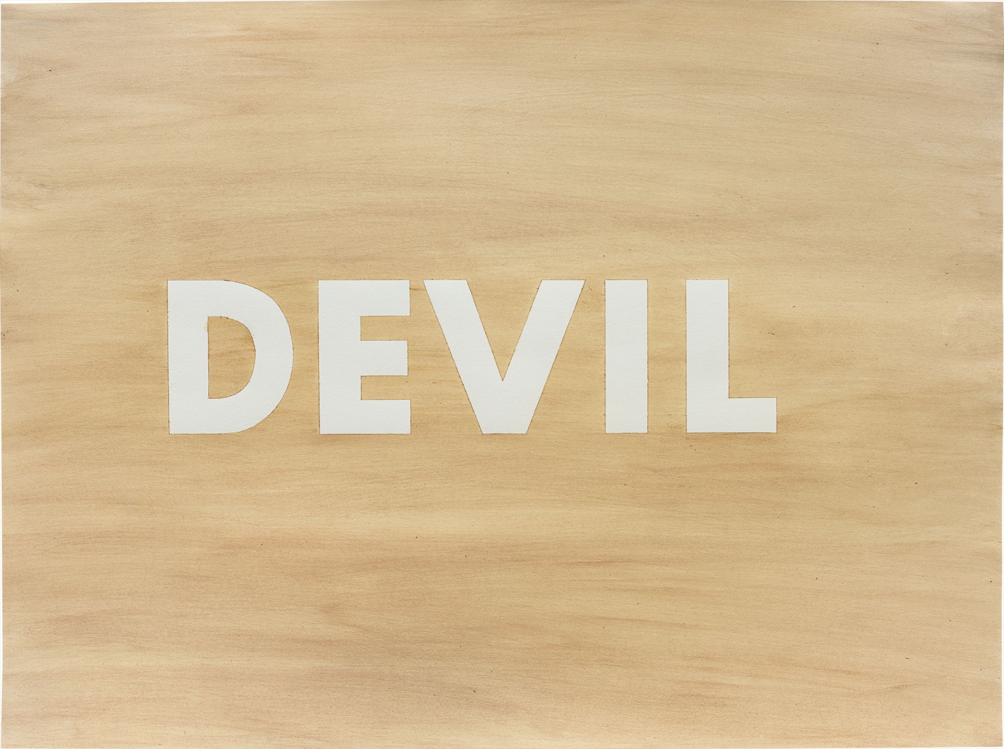 Ed Ruscha — Devil