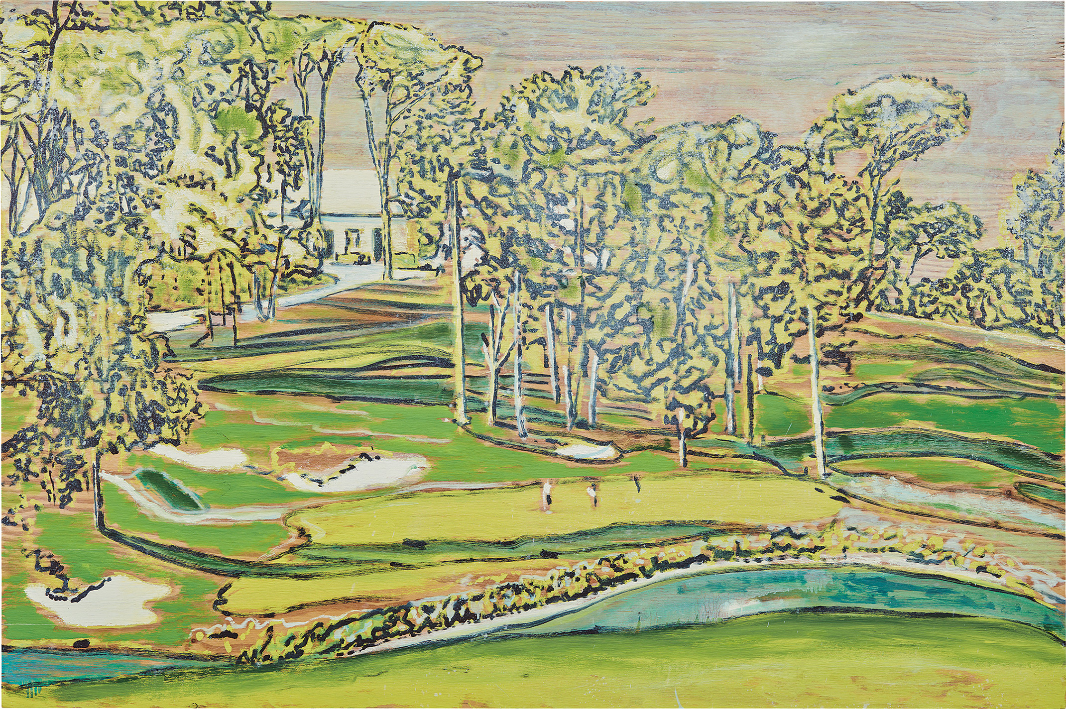 Peter Doig — Palheiro (For: Zombie Golf)