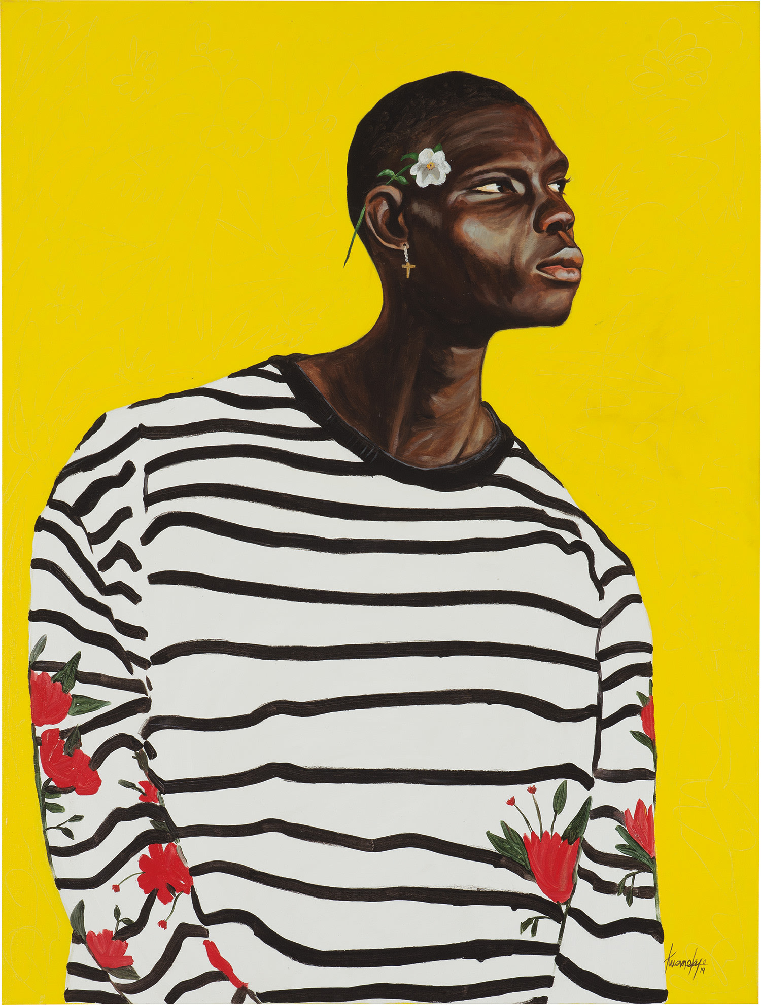 Black Stripes on White