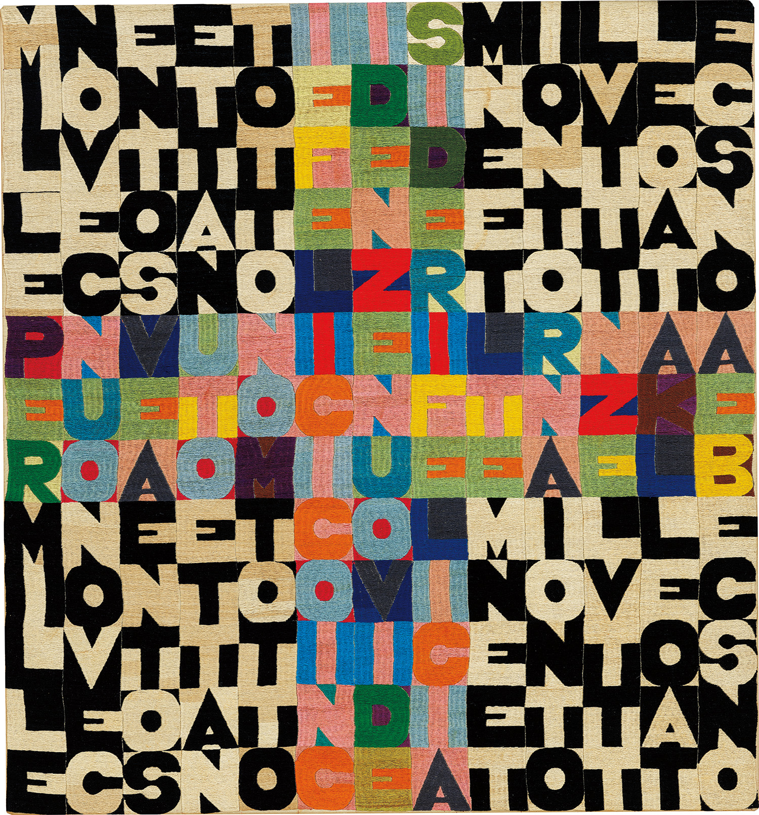 Alighiero Boetti — Senza titolo (1977 per 1978)