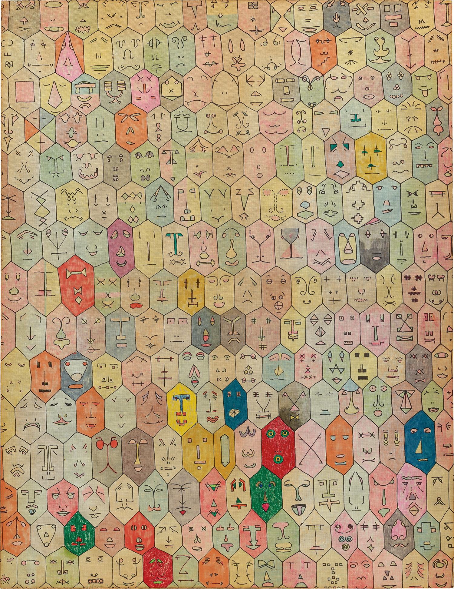 Alighiero Boetti — Faccine
