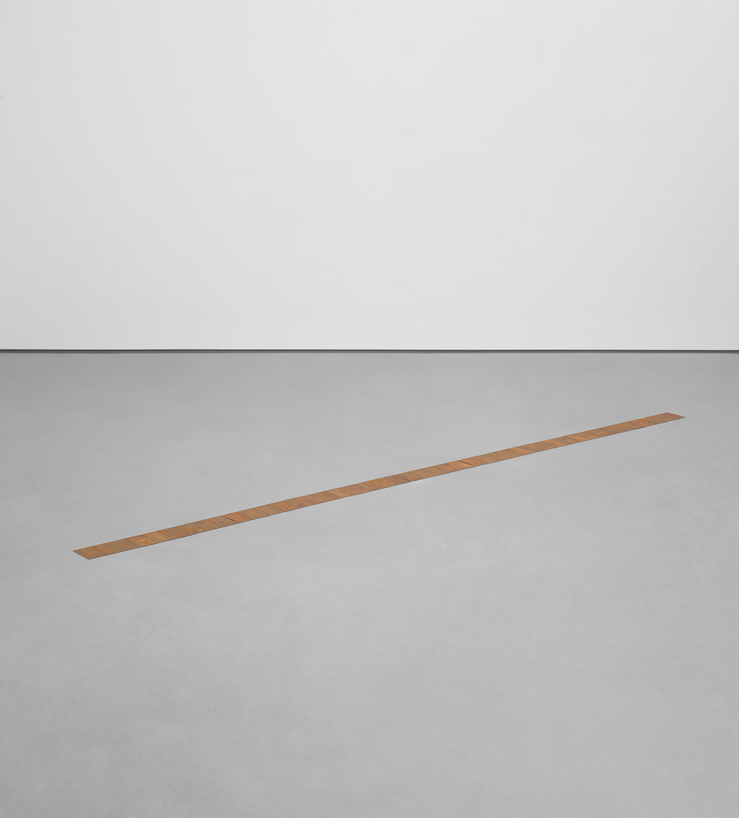 Carl Andre — 45-Part Steel Cut