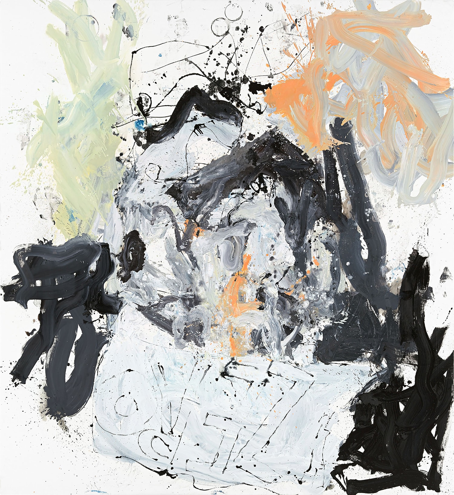 Georg Baselitz — Raum licht wiln echt mehr (Rial blef well)