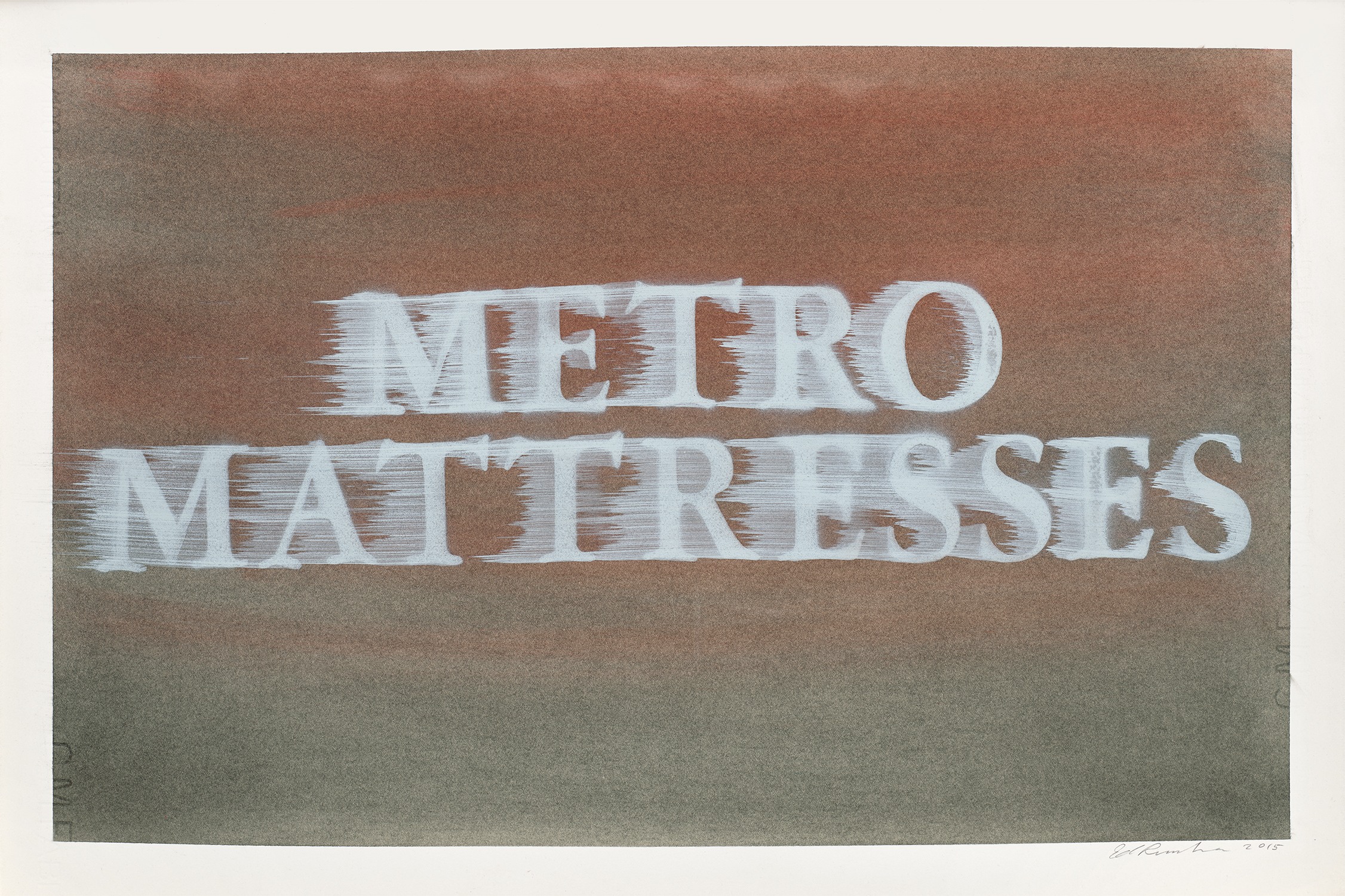 Ed Ruscha — Metro Mattresses #2