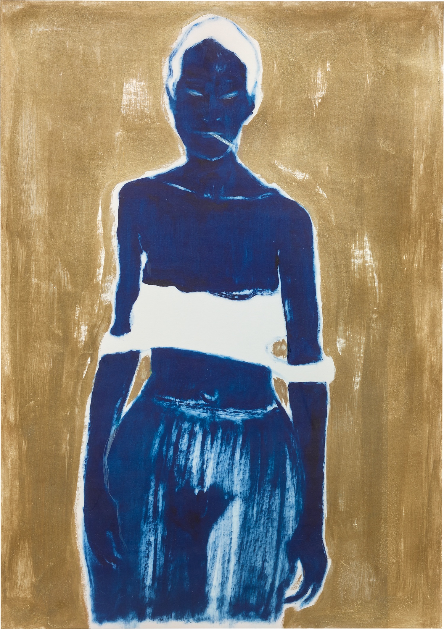 Parting at Dusk - Gold Study (After Rothenstein)