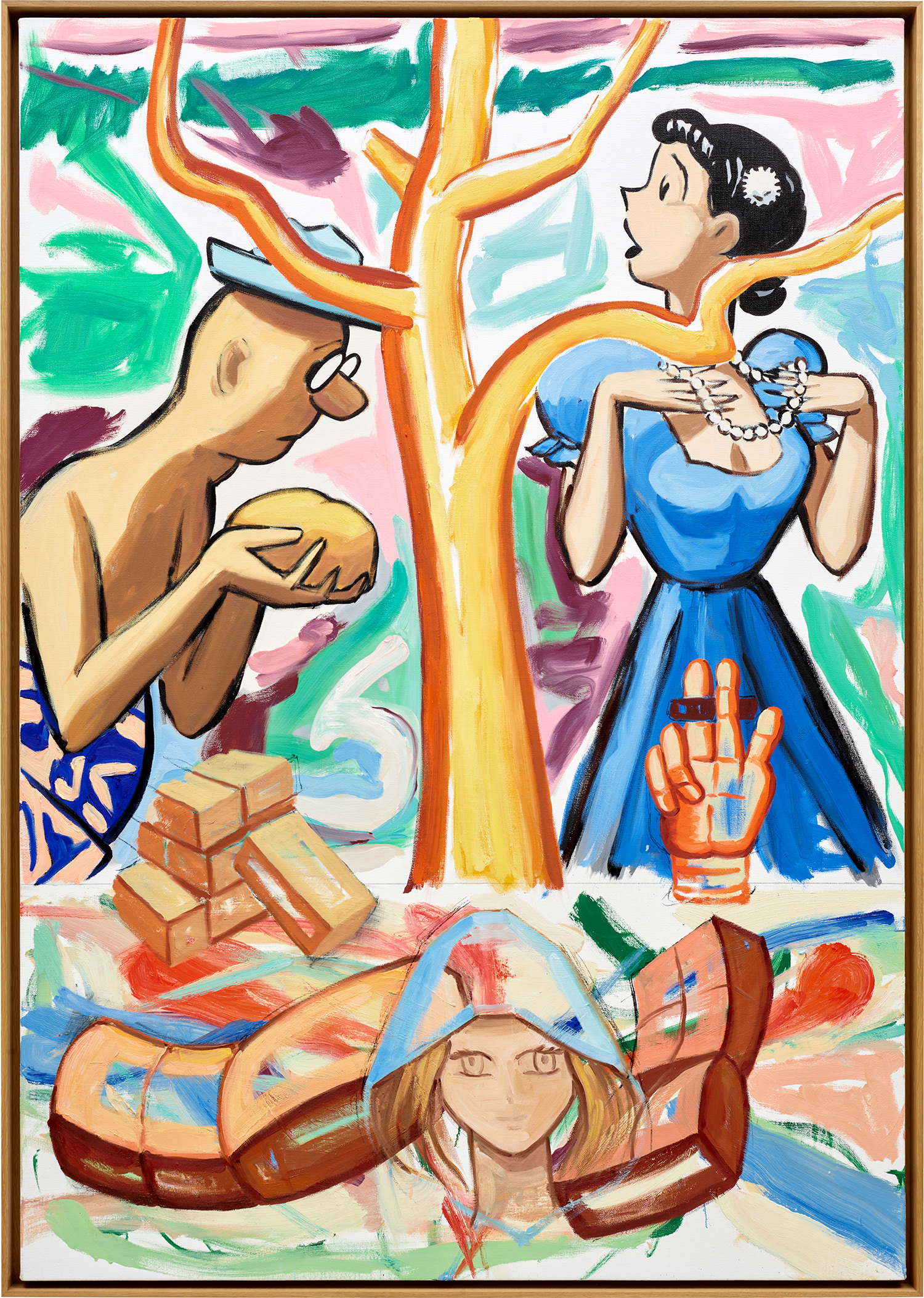 David Salle — Gold Dust (Tree of Life)