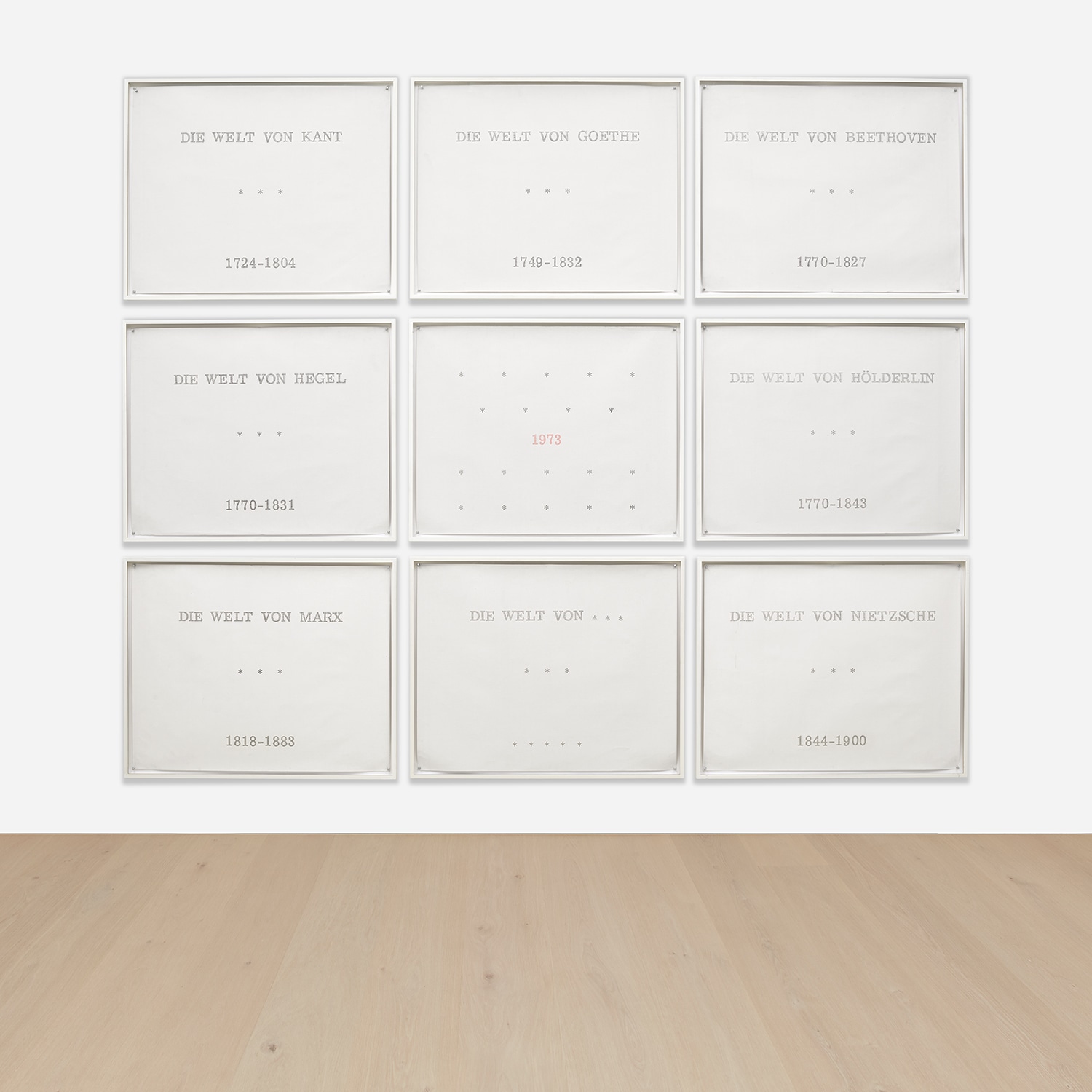 Marcel Broodthaers — Die Welt