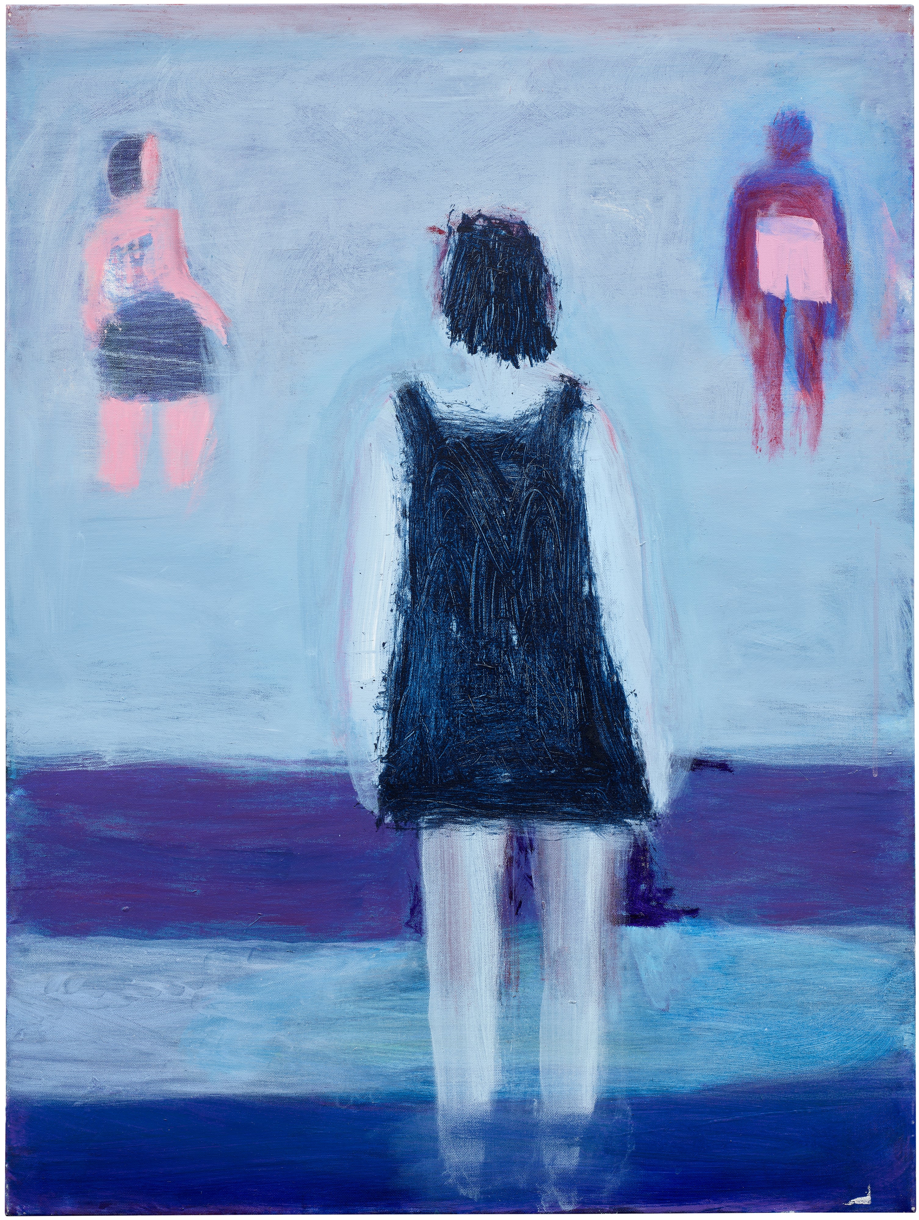 Katherine Bradford — Wander into Blue Stripes