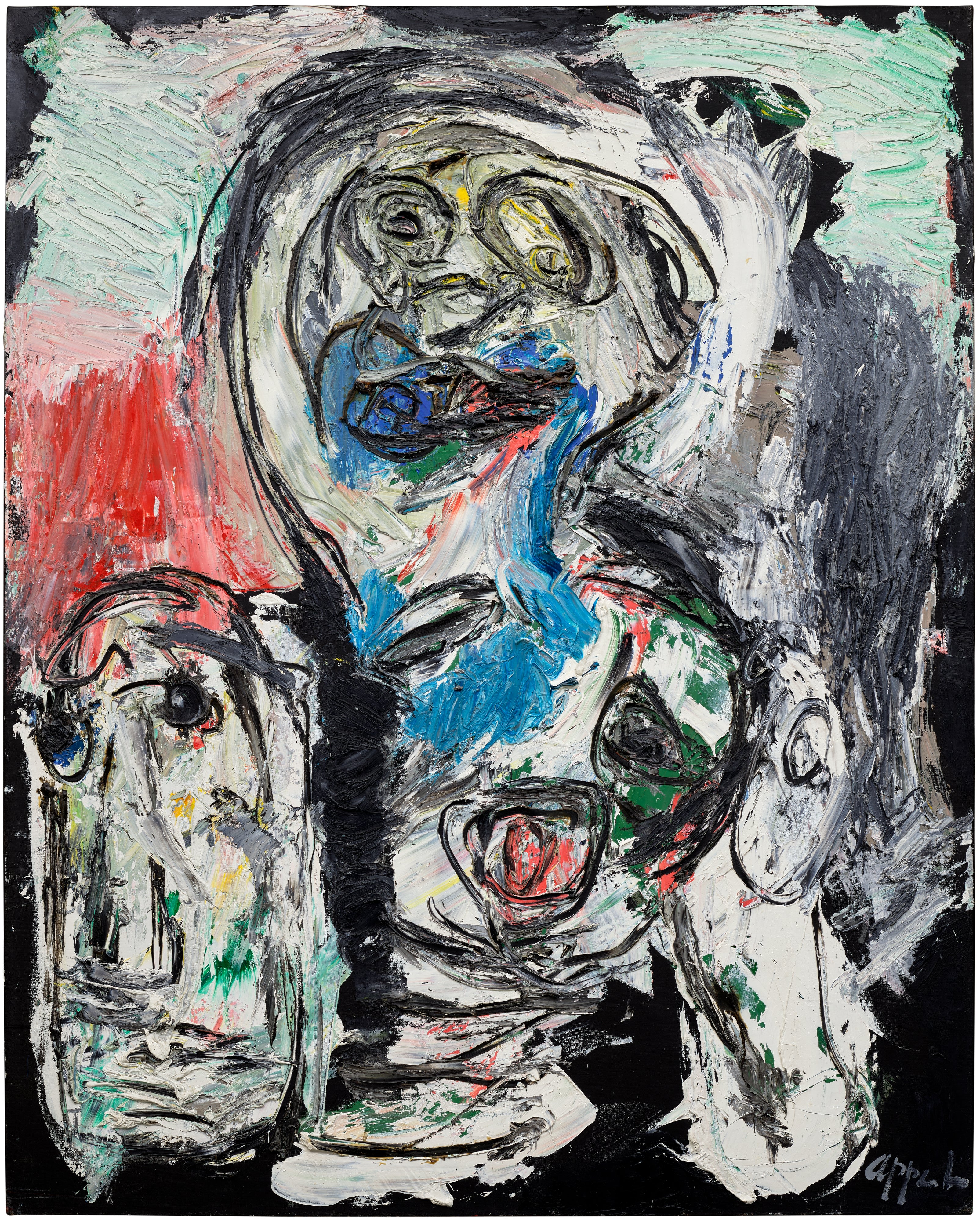 Karel Appel — Crying Nude