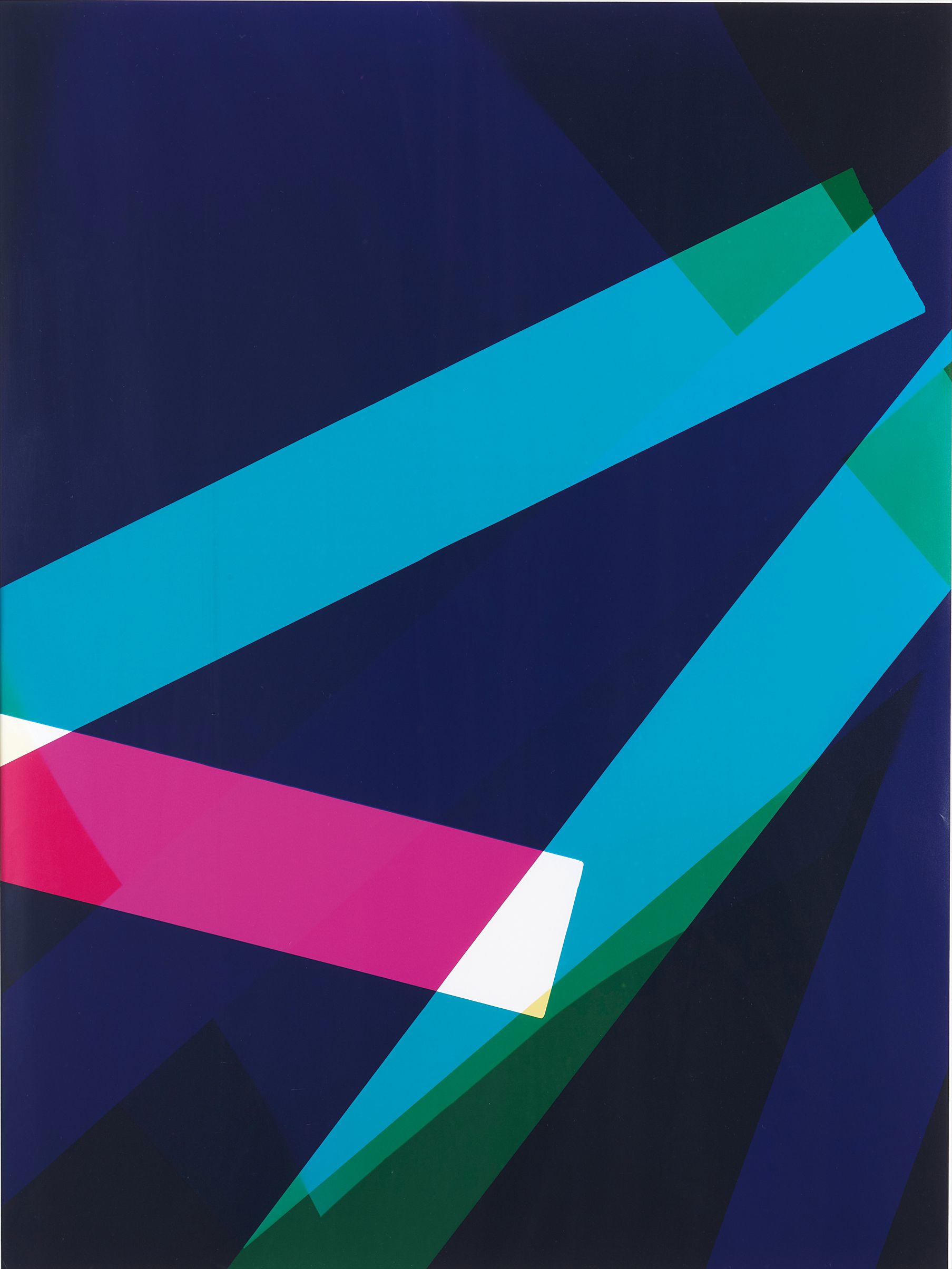 Walead Beshty — Combine Print (CMY/Six Magnet/2 of 5: Irvine, California, March 26th 2010, Fujicolor Crystal Archive Super Type C, Em. No. 148-006, 80510)