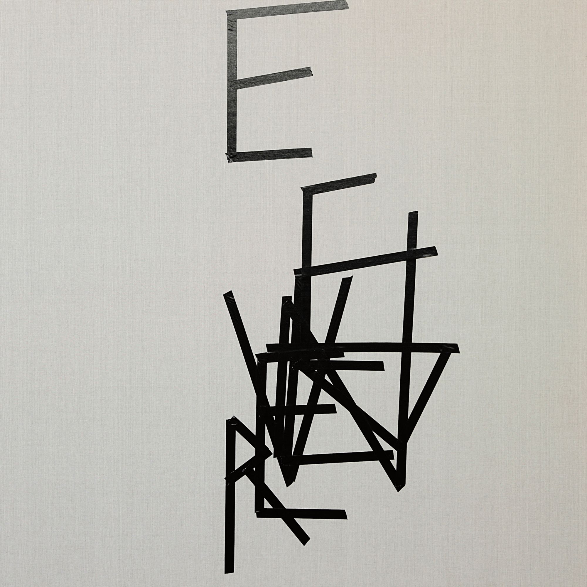 insulation tape on canvas