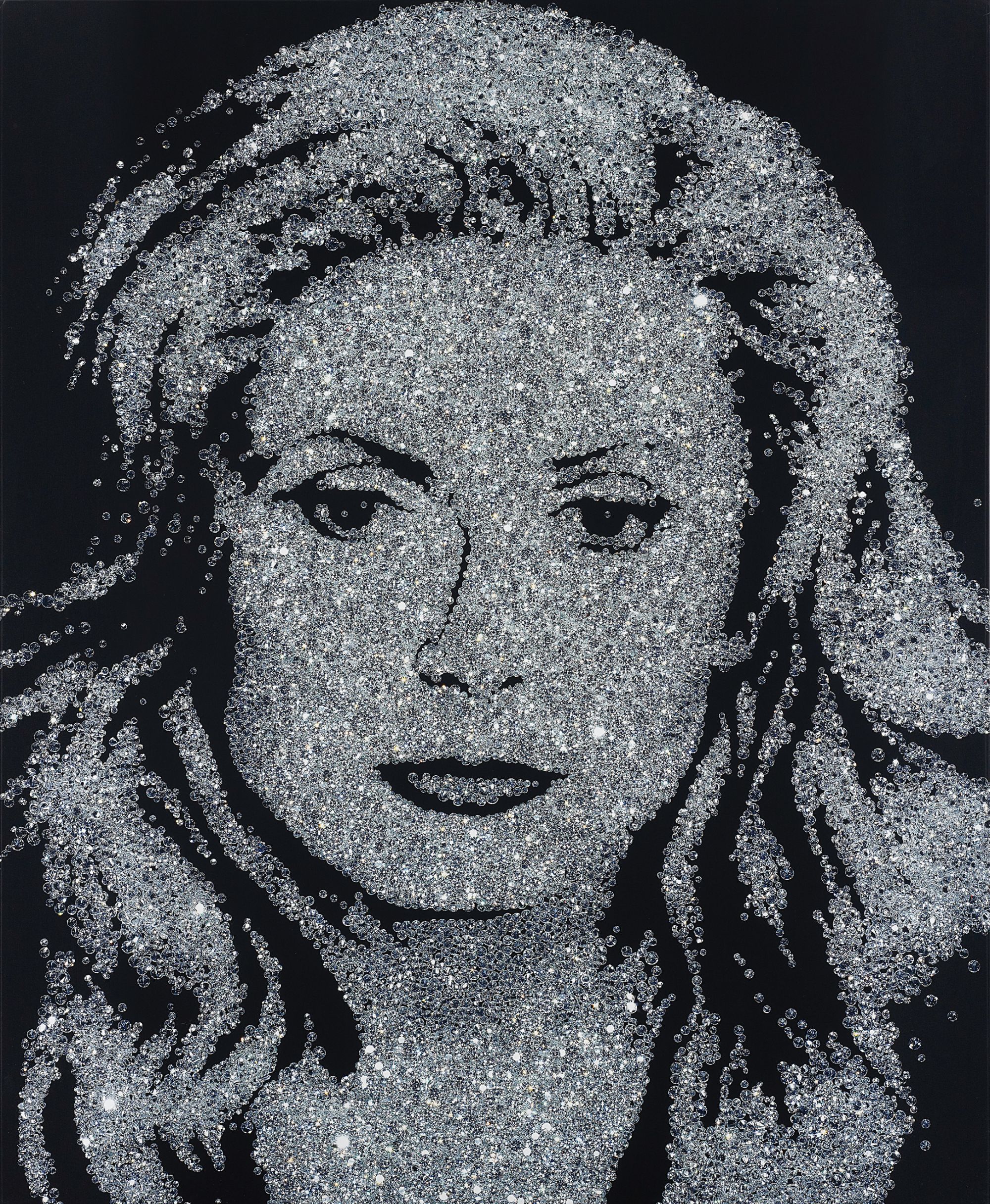 Vik Muniz — Catherine Deneuve (Diamond Divas)