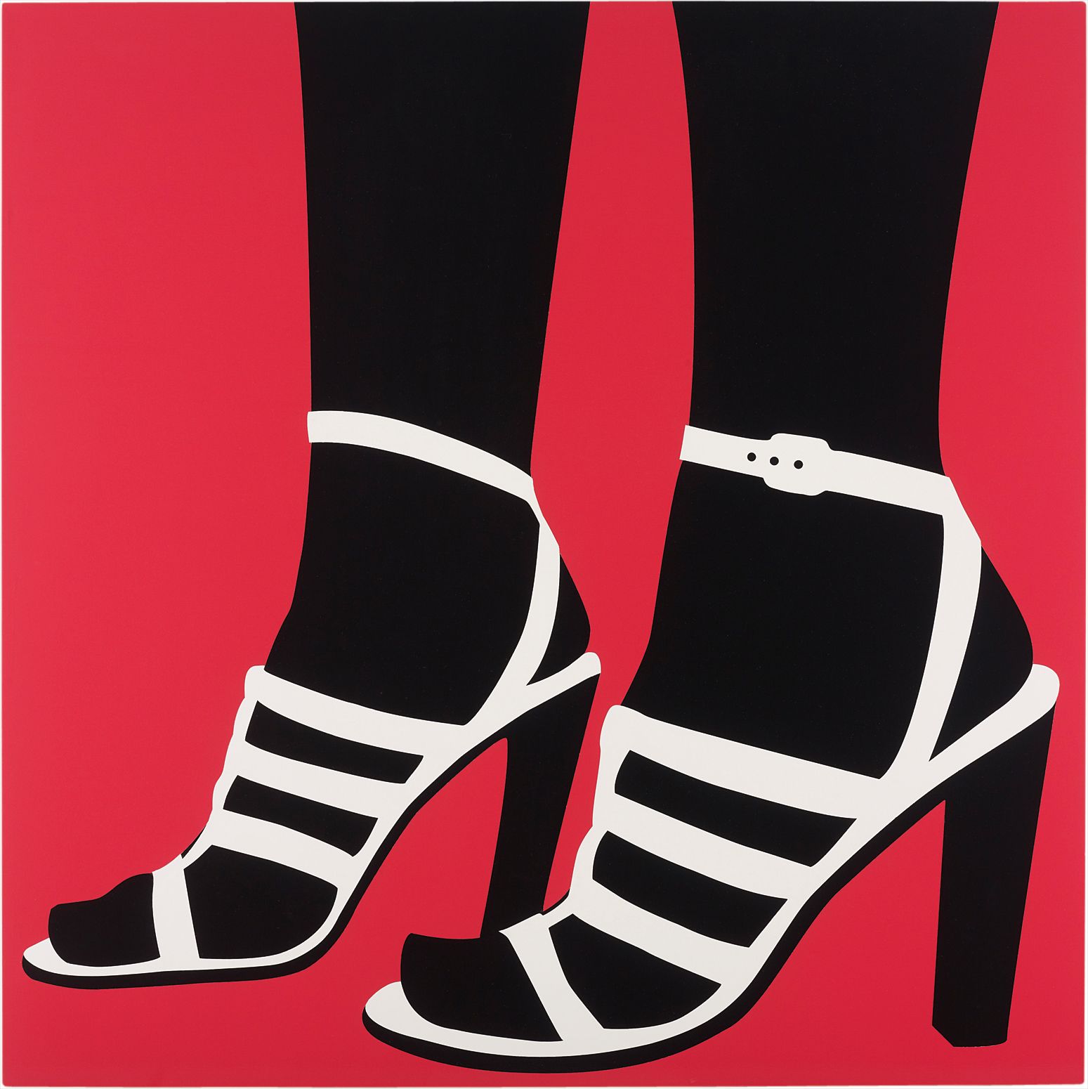 household gloss on canvas