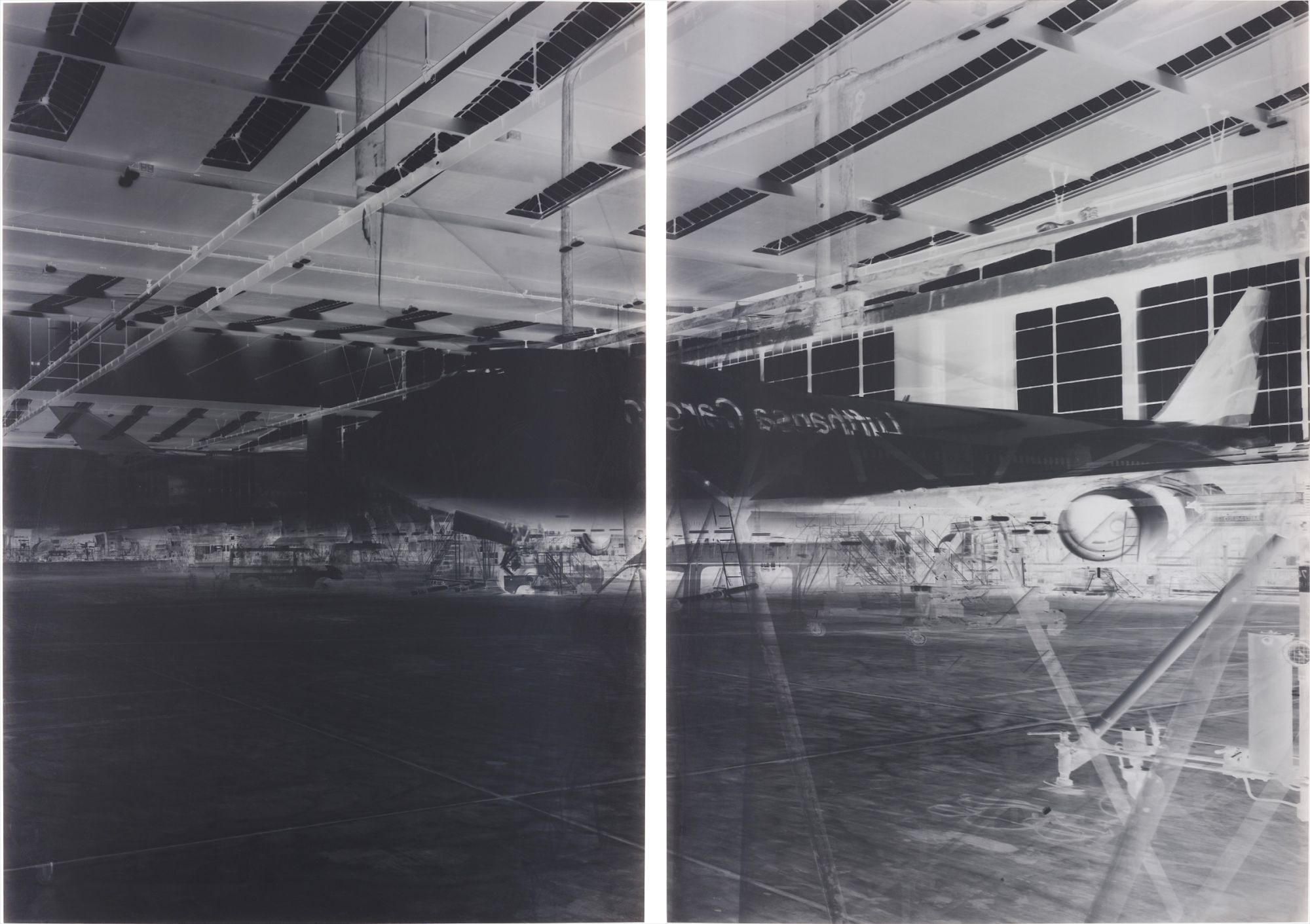 Vera Lutter — Frankfurt Airport XV: Hangar 5: May 7-12