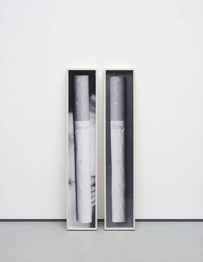 Two works: (i) One Concept (Body), 2007; (ii) One Concept (Leather)