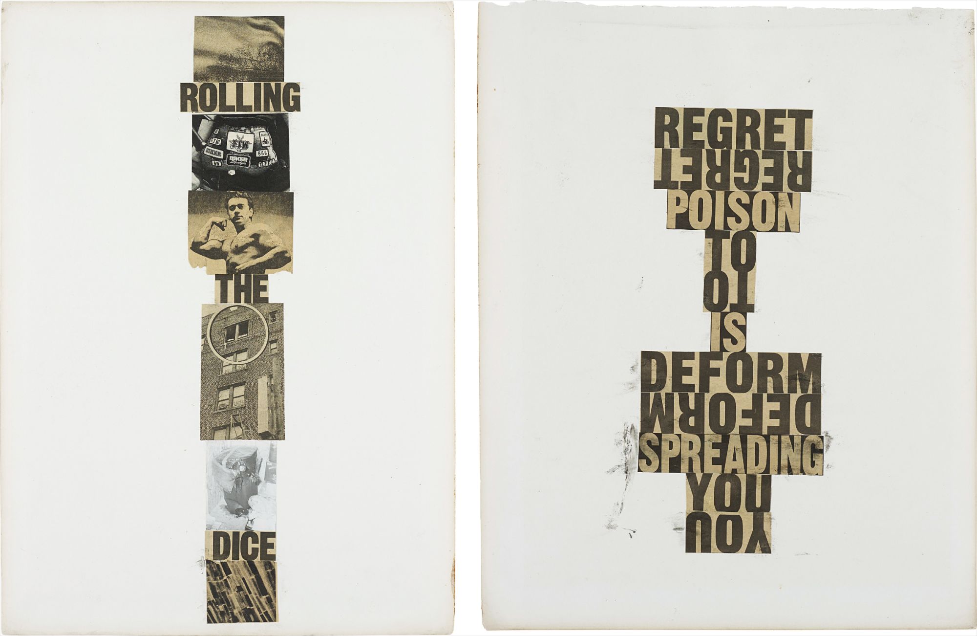 Two Works: (i) Rolling the Dice; (ii) We Regret 2 Deform You