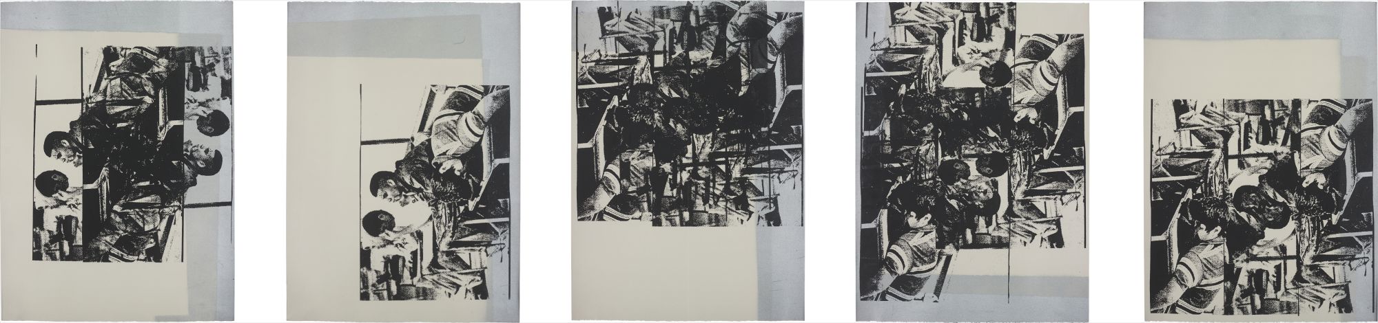 Nathan Hylden — Not Working III (pentaptych)