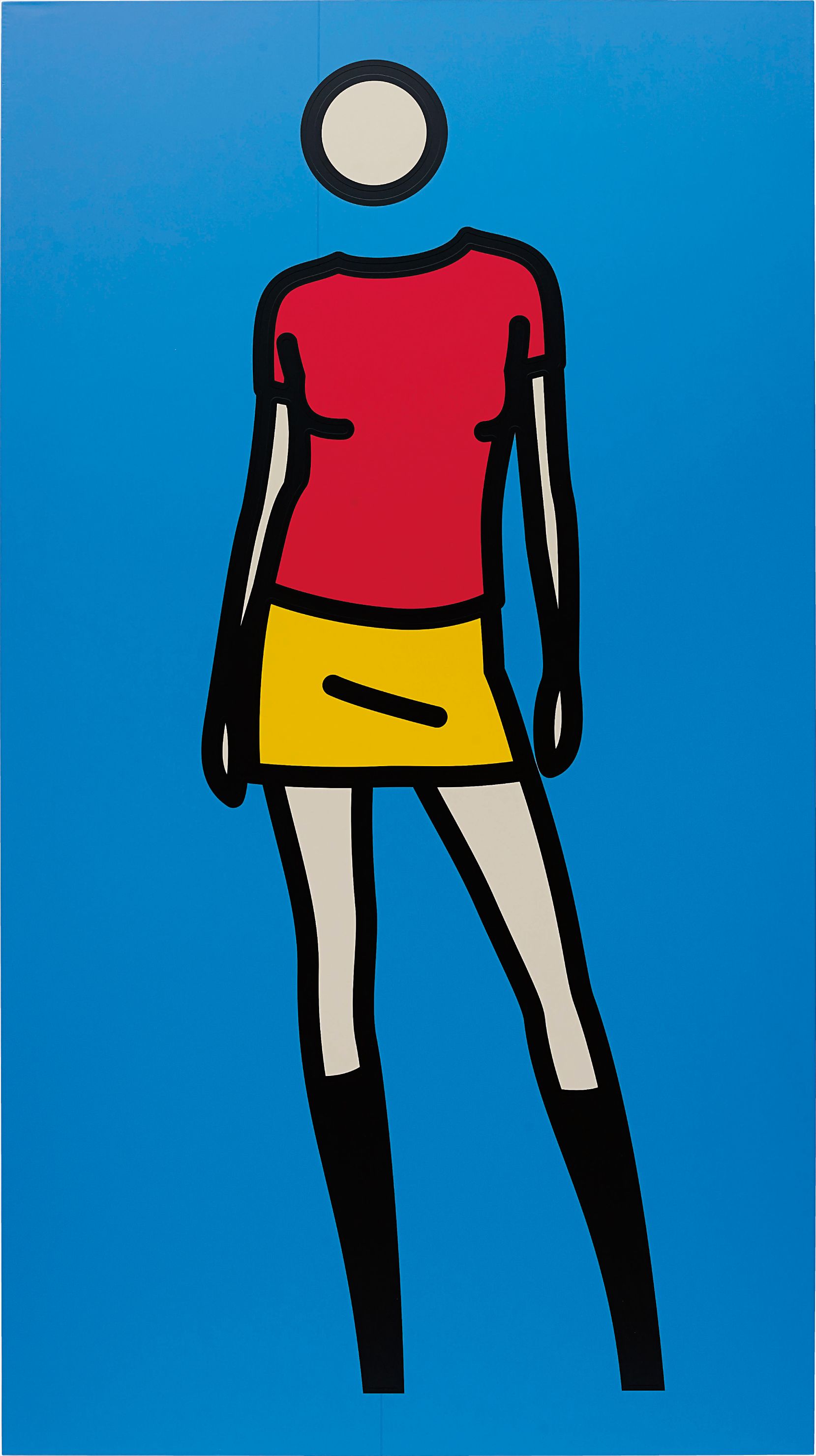 Julian Opie — Sara Gets Undressed. 1