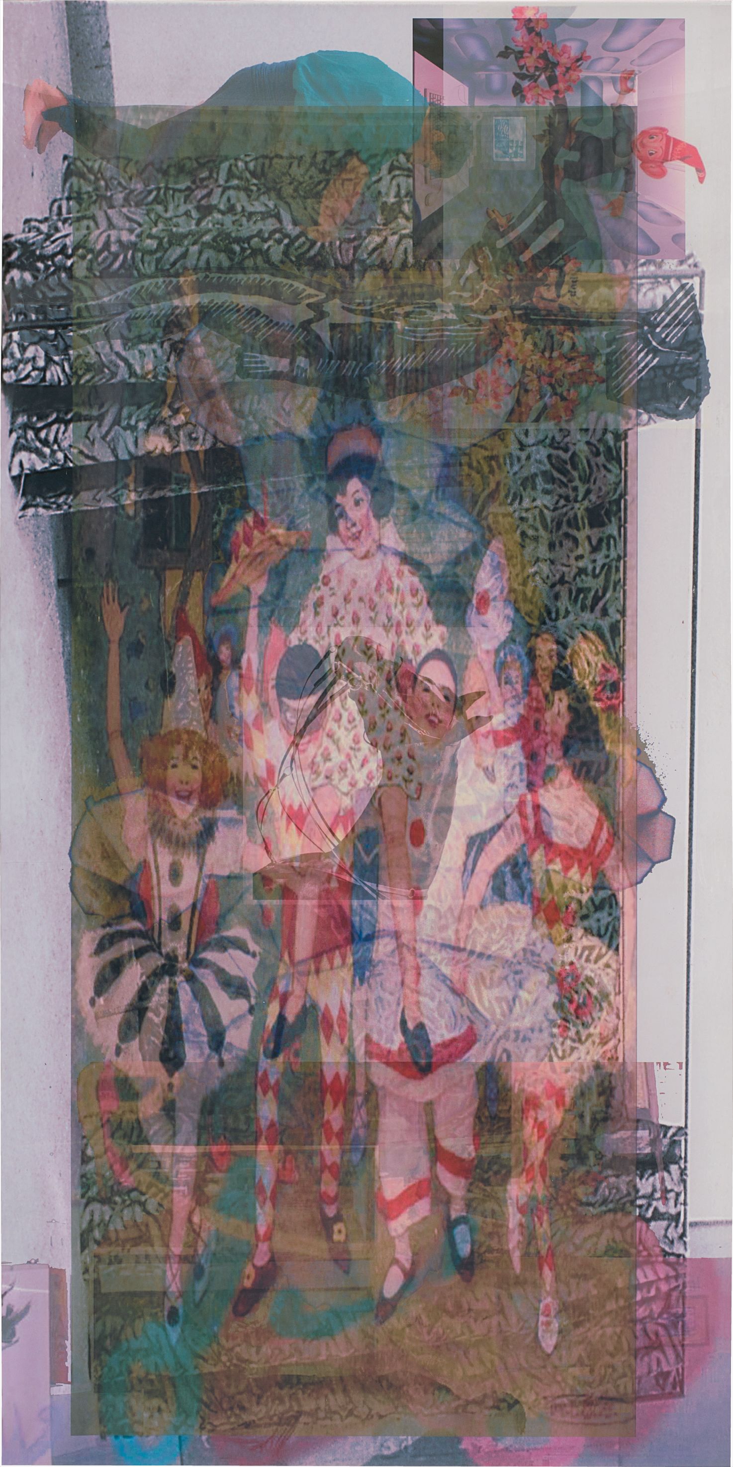 Albert Oehlen — inkjet print on paper