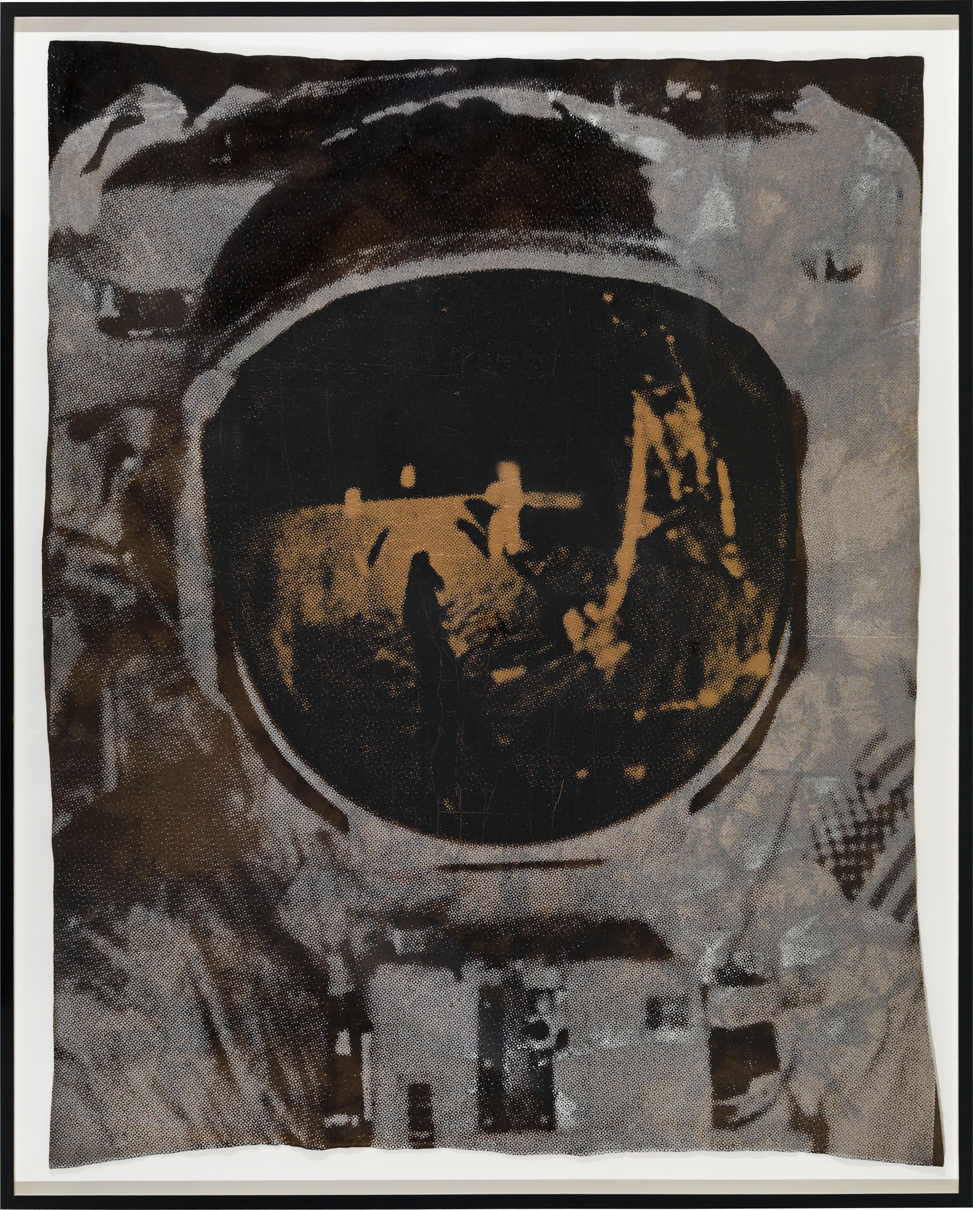 Matthew Day Jackson — Neil Armstrong’s self-portrait in Buzz Aldrin’s helmet visor