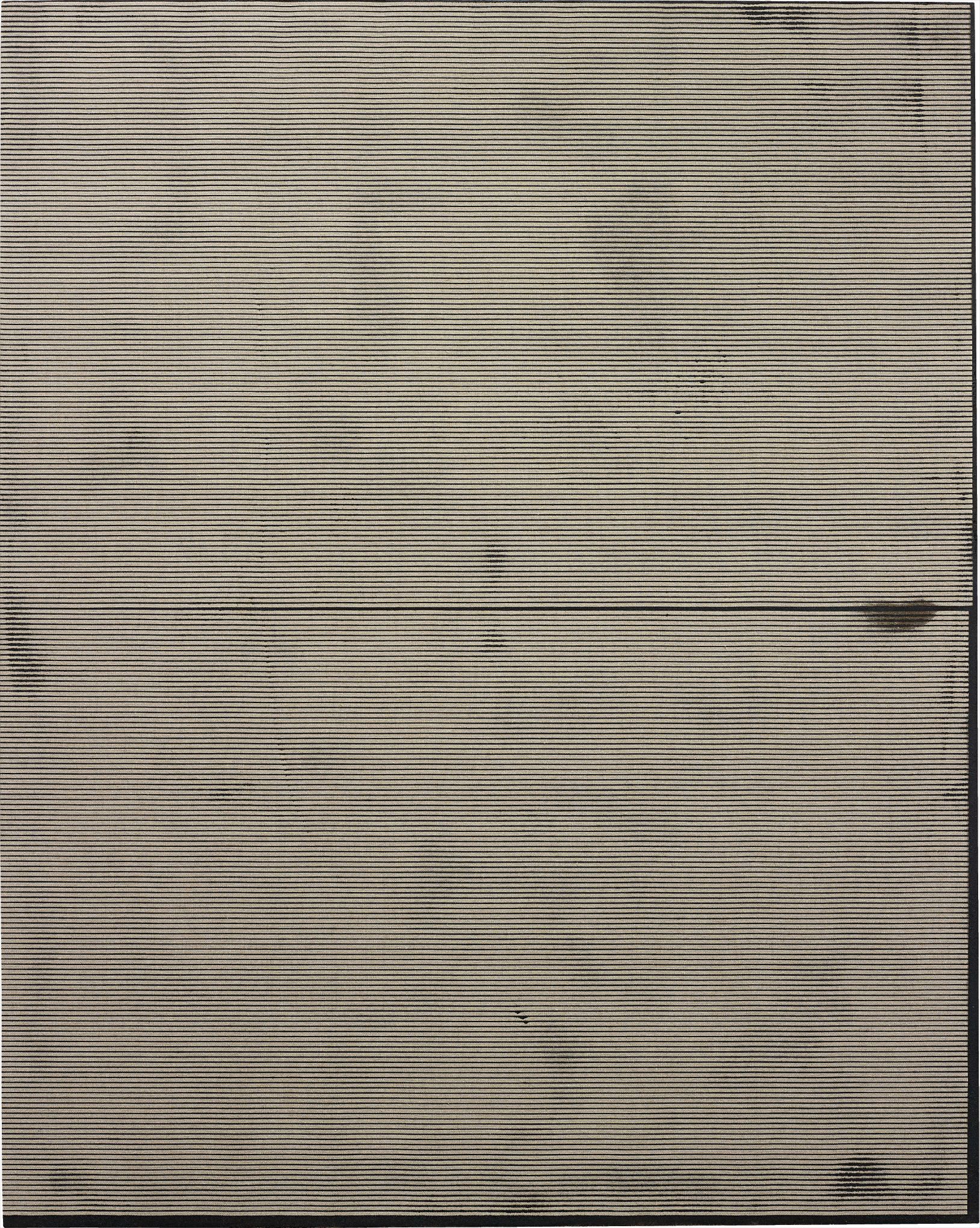 rubber on linen, over panel