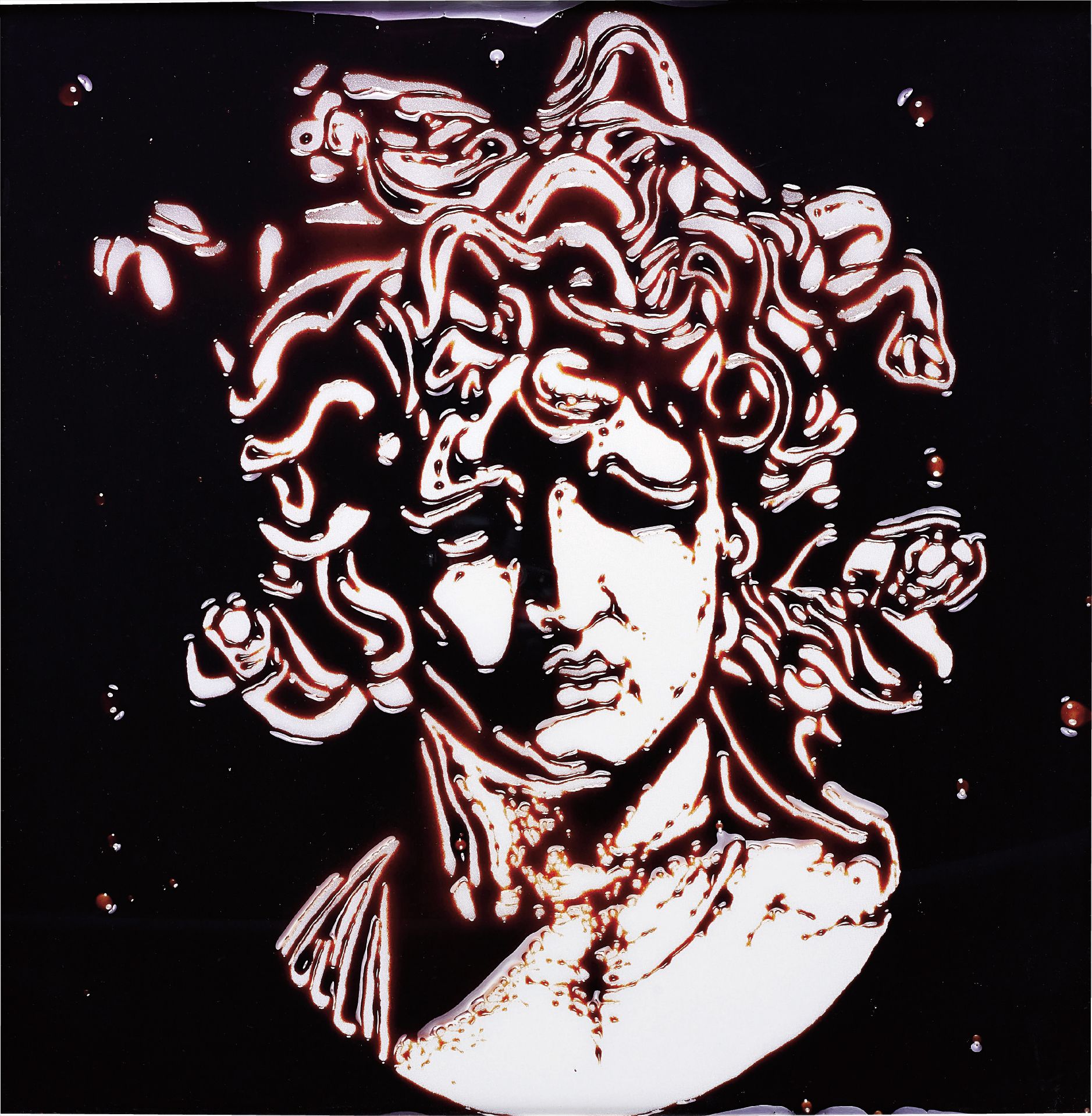 Vik Muniz — Medusa after Bernini (Picture of Chocolate)