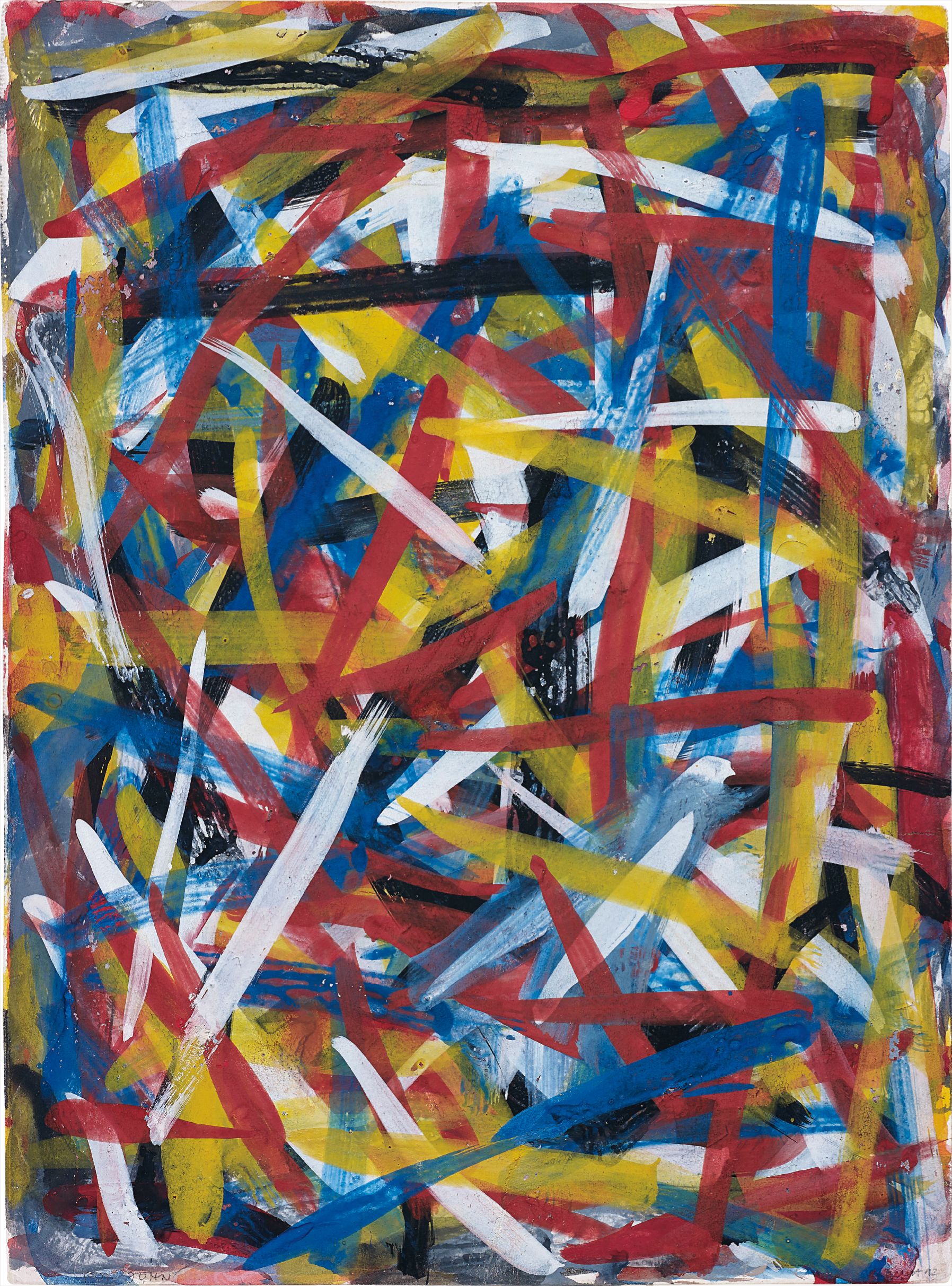 Sol LeWitt — Brushstrokes In All Directions