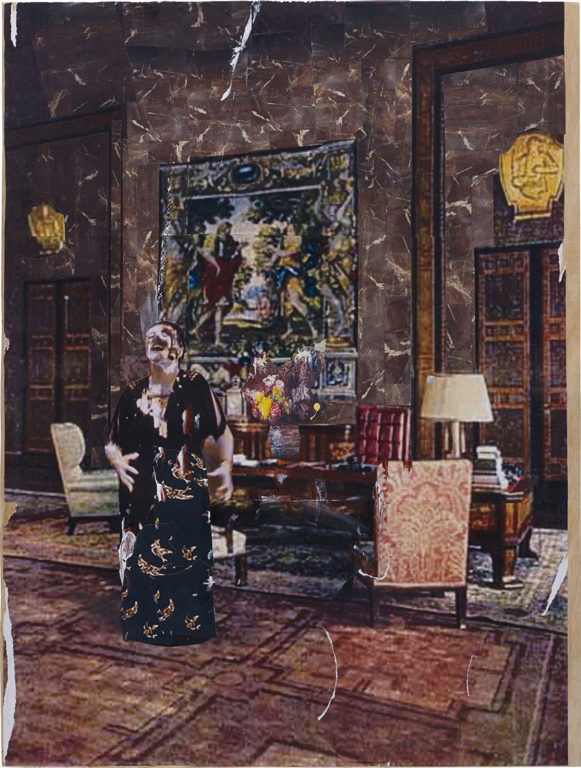 Adrian Ghenie — Study for Pie Fight Interior