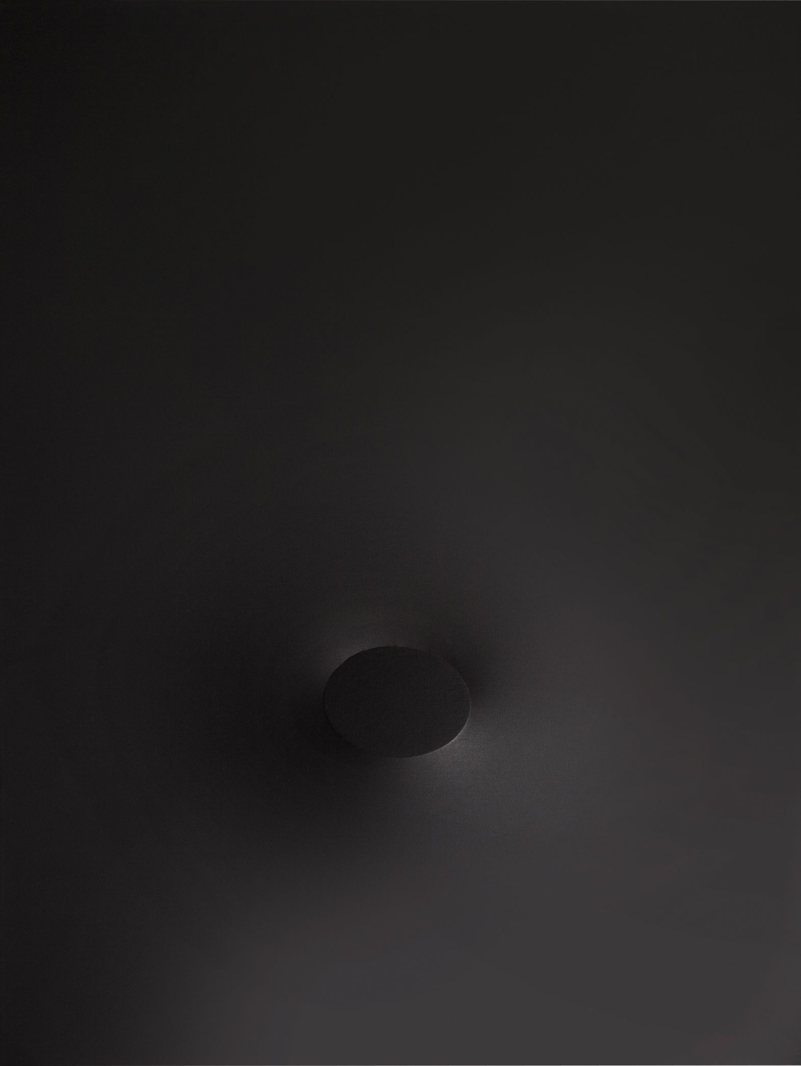 Turi Simeti — Un Ovale Nero (A Black Oval)