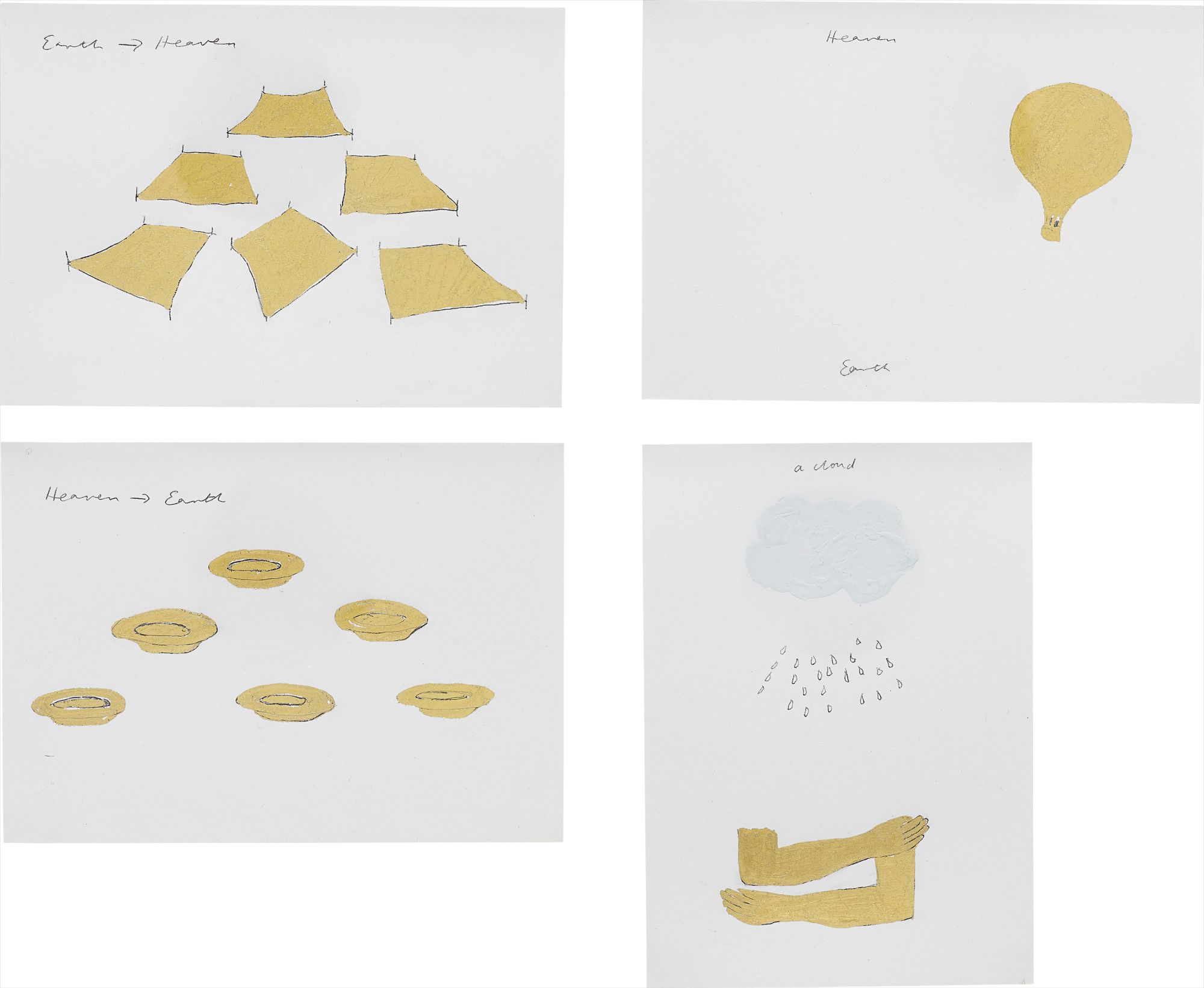 Tacita Dean — Four works: Heaven and Earth; A Cloud