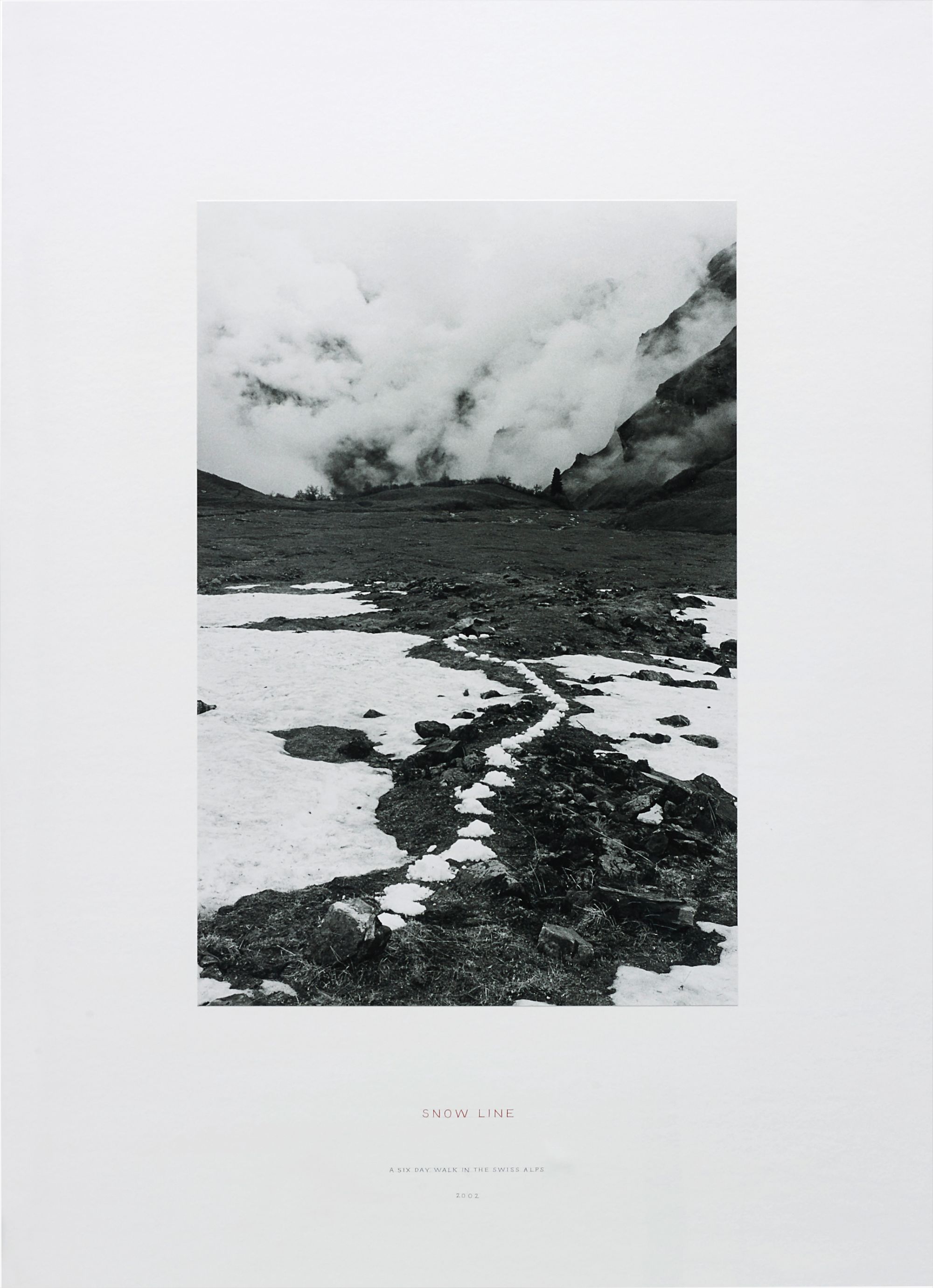 Richard Long — Snow Line (A Six Day Walk in the Swiss Alps)