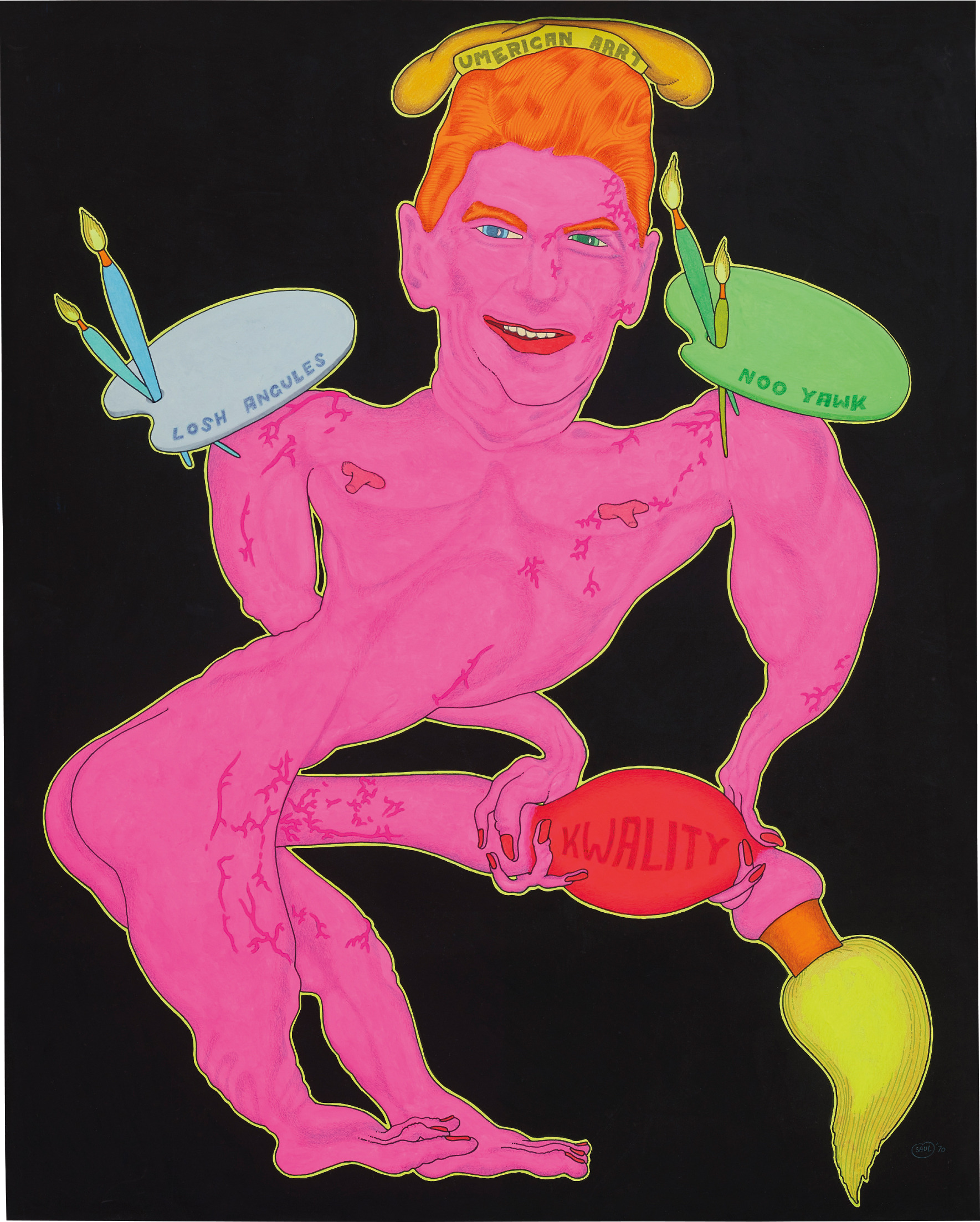 Peter Saul — Umerican Art (Ronald Reagan)