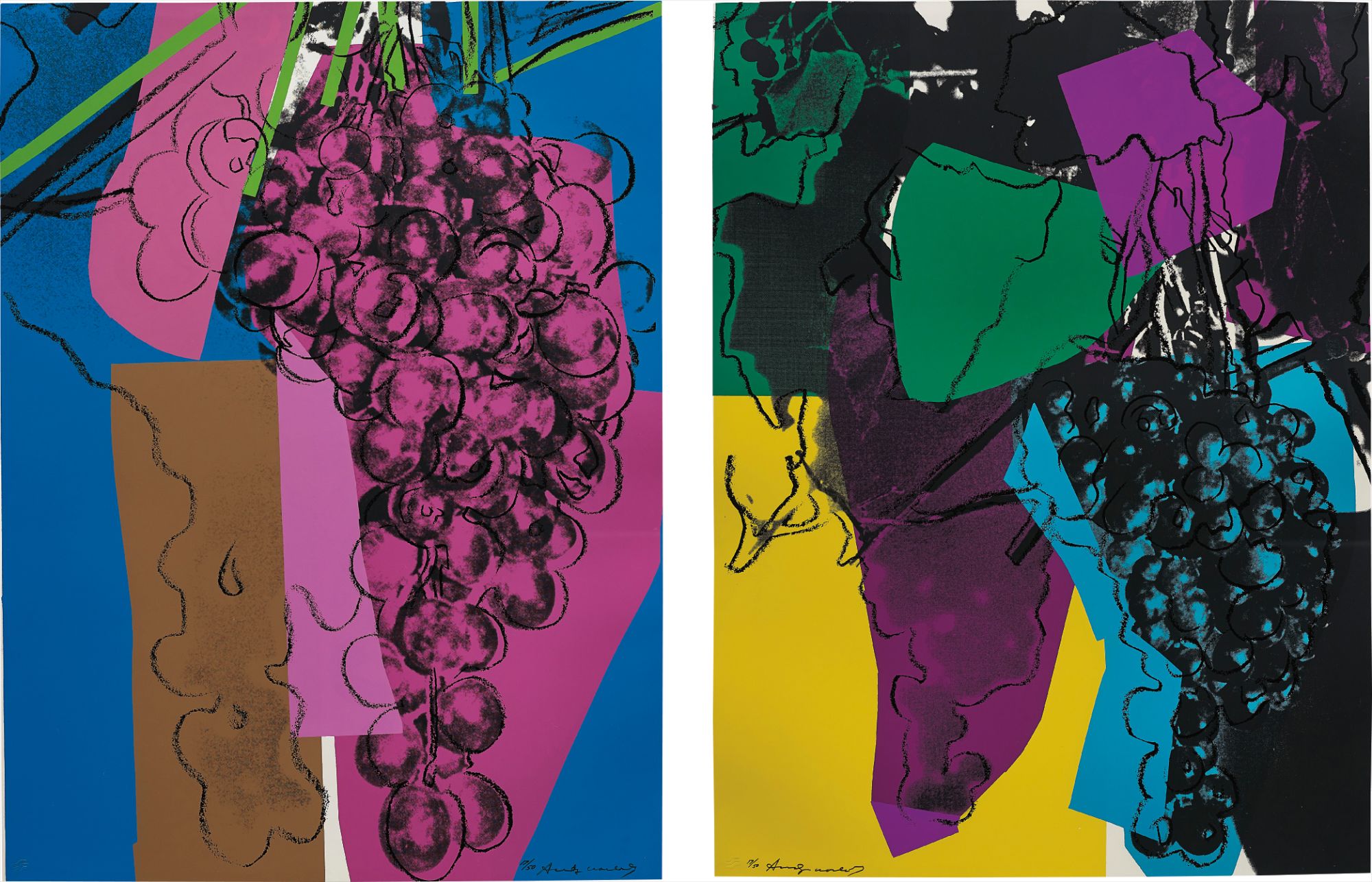 Andy Warhol — 2 works; (i-ii) Grapes