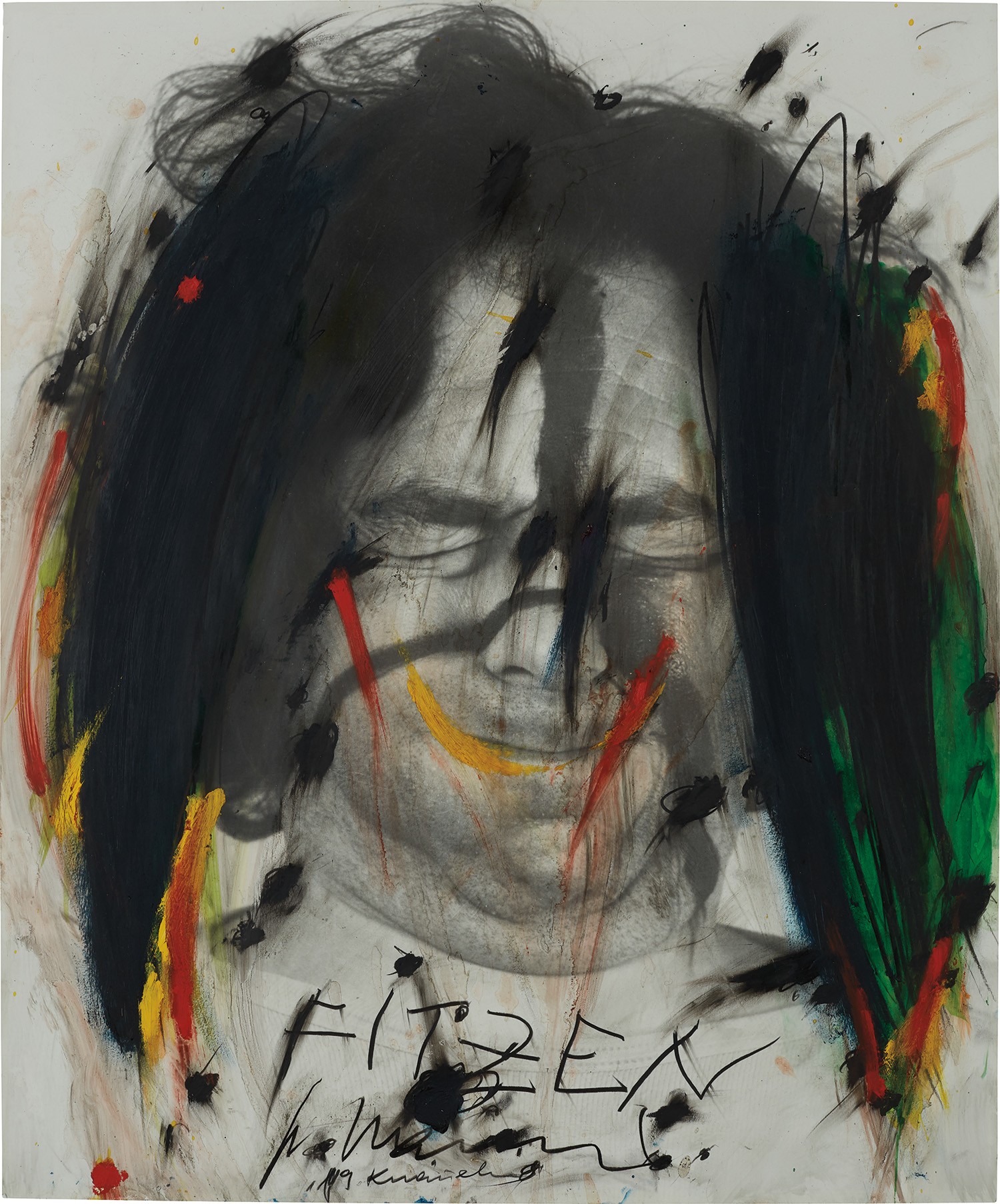 Arnulf Rainer — FITZEN, 19 Knäuel (19 tangles or balls)