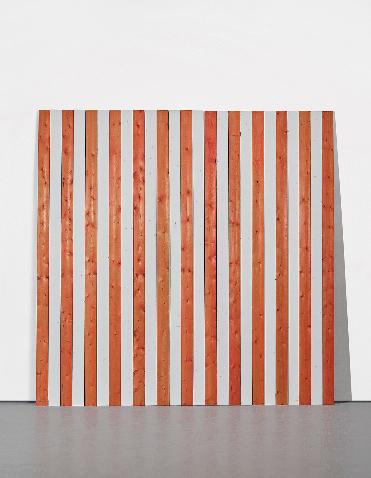 Daniel Buren — 25 lattes, novembre 1988, travail situé