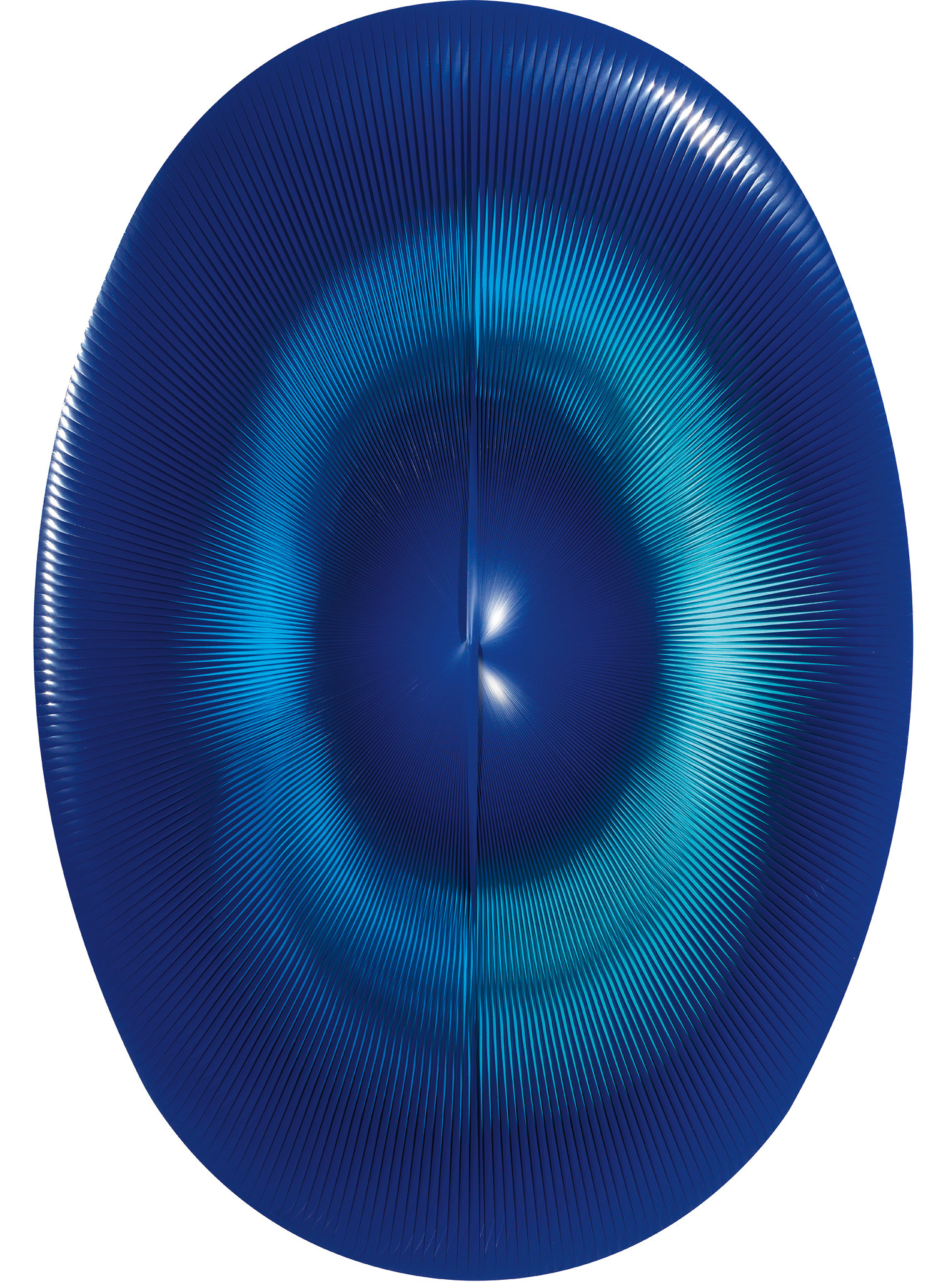 Alberto Biasi — Dinamica ellittica blu