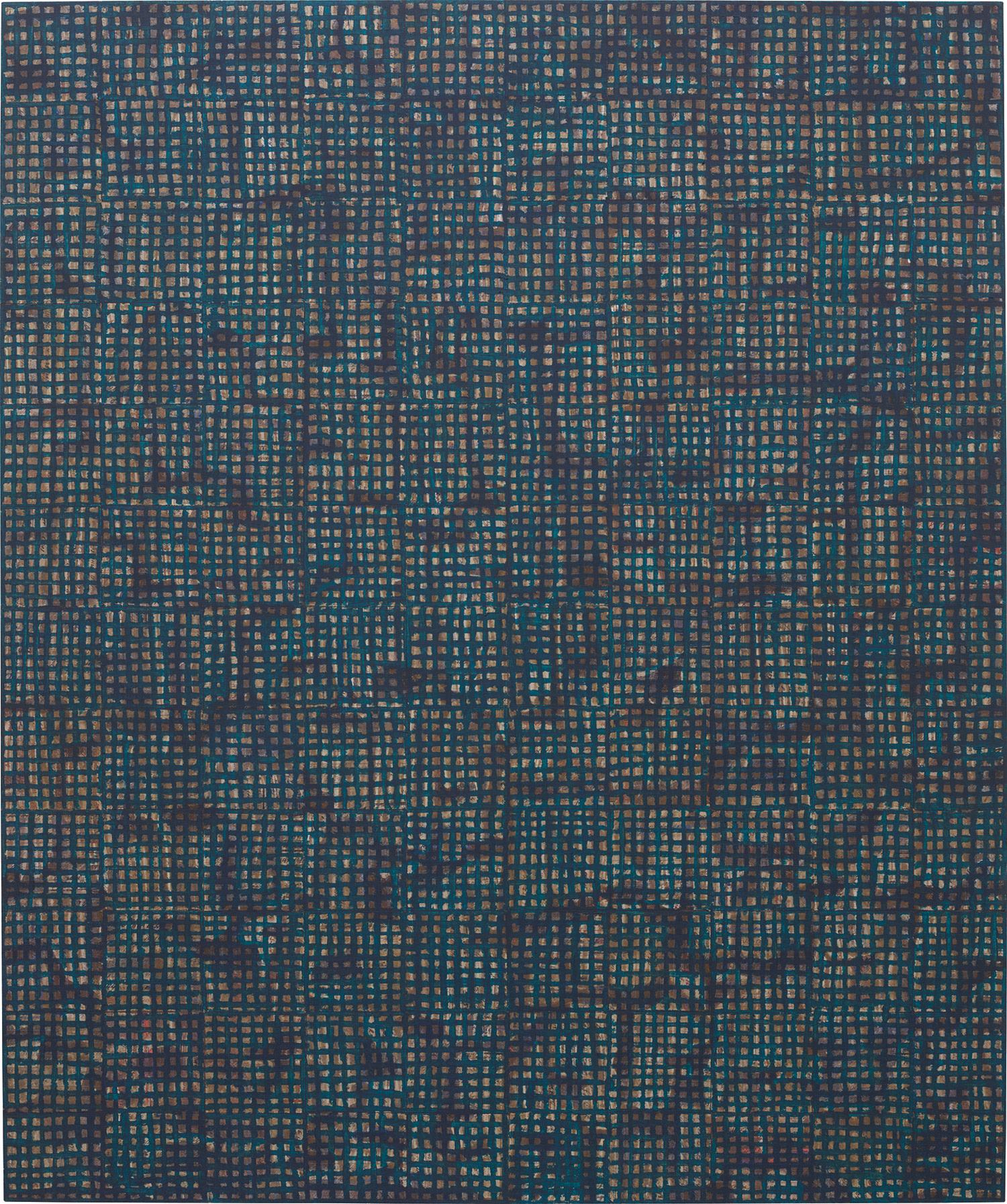 McArthur Binion — DNA: Sepia: IX