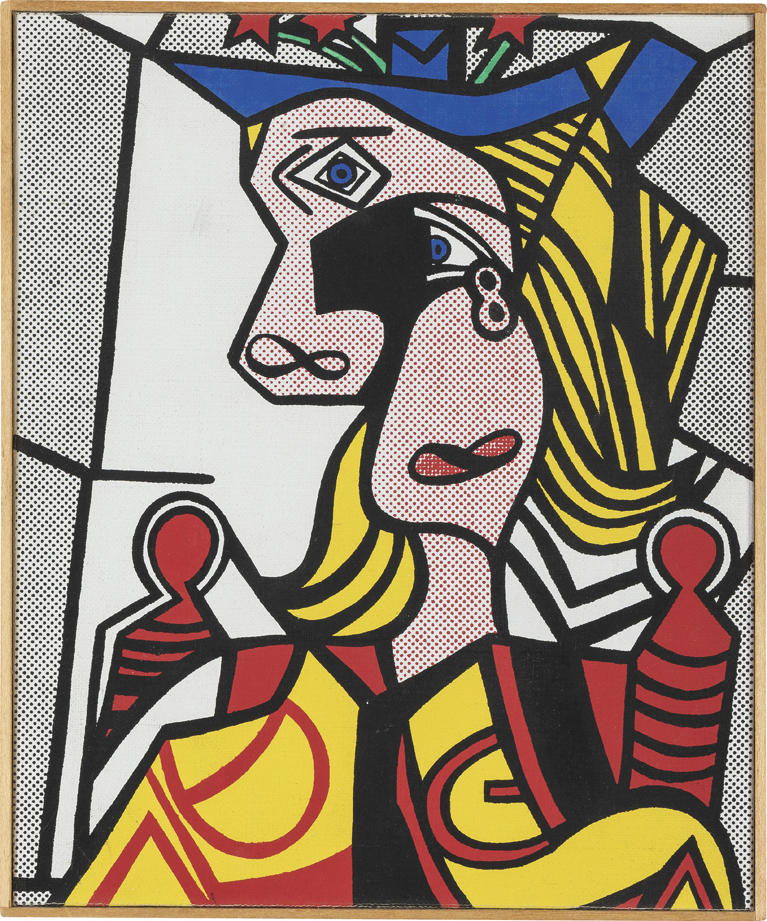 Richard Pettibone — Roy Lichtenstein, 'Woman with Flowered Hat', 1963