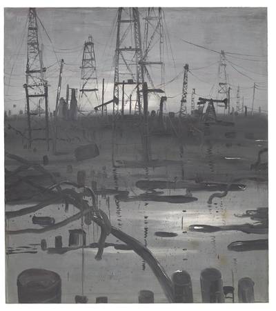 Landschaft mit Türmen