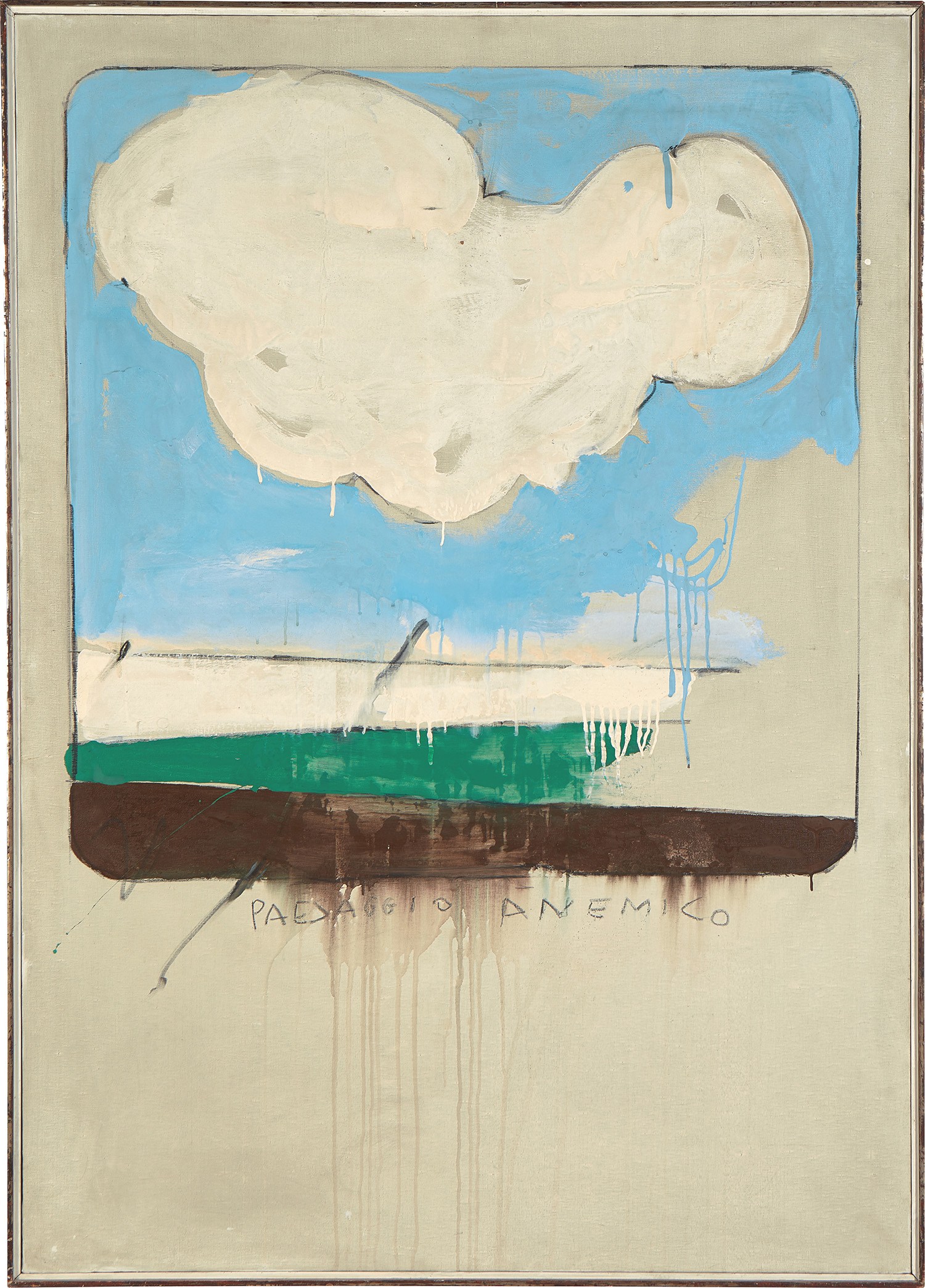 Mario Schifano — Paesaggio anemico