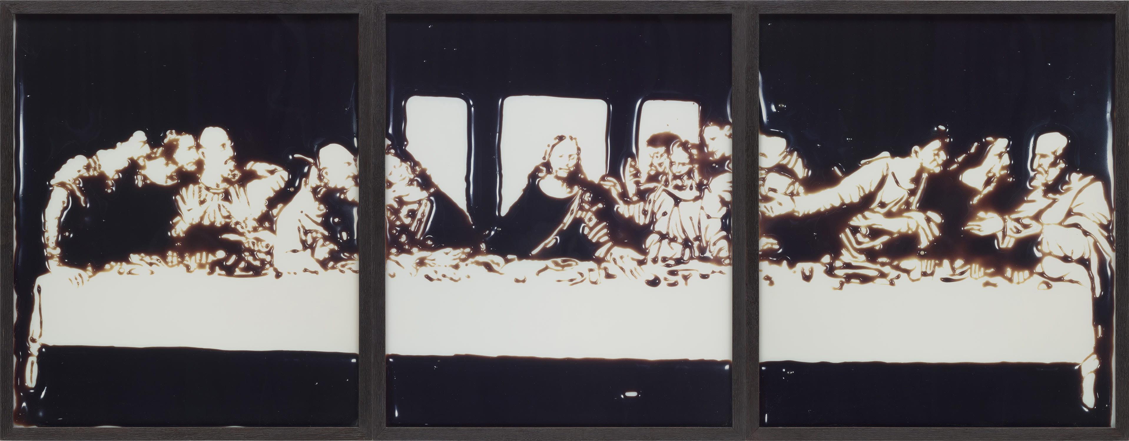 Vik Muniz — Milan (Last Supper), After Andy Warhol (Picture of Chocolate)