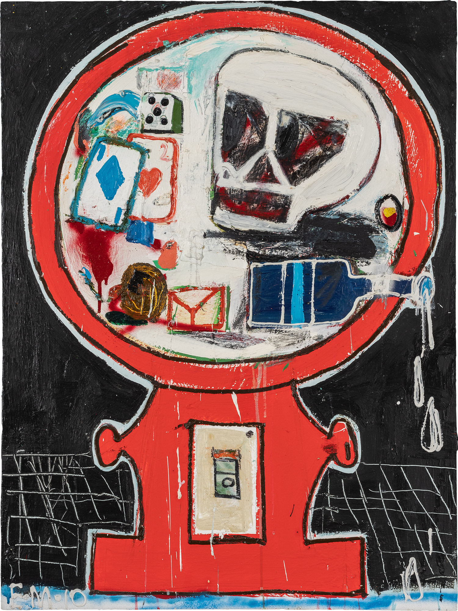 Eddie Martinez — Gumball with Skull